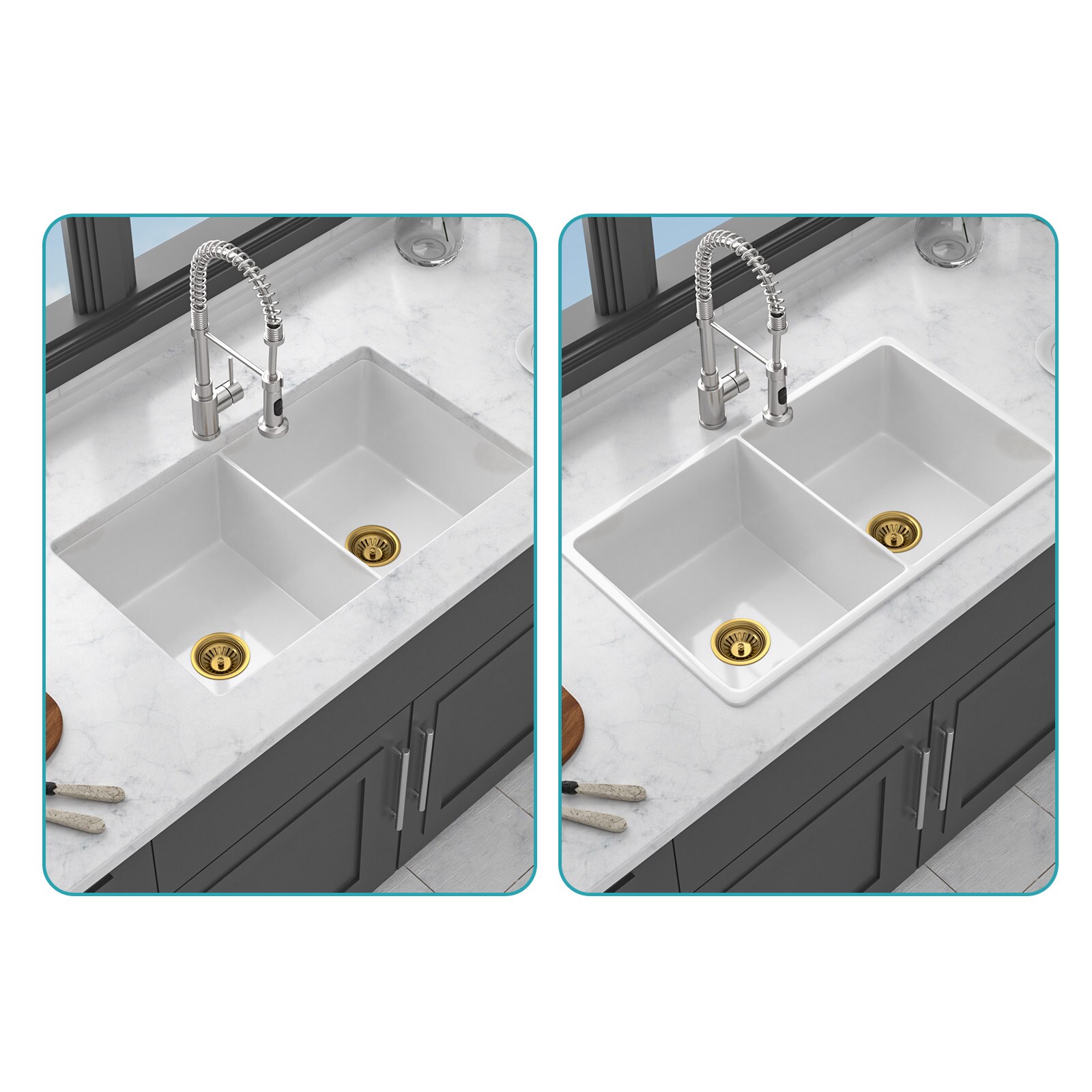 LUXEYARD DS-J-P372425-W1243 Kitchen-Sinks - View #9