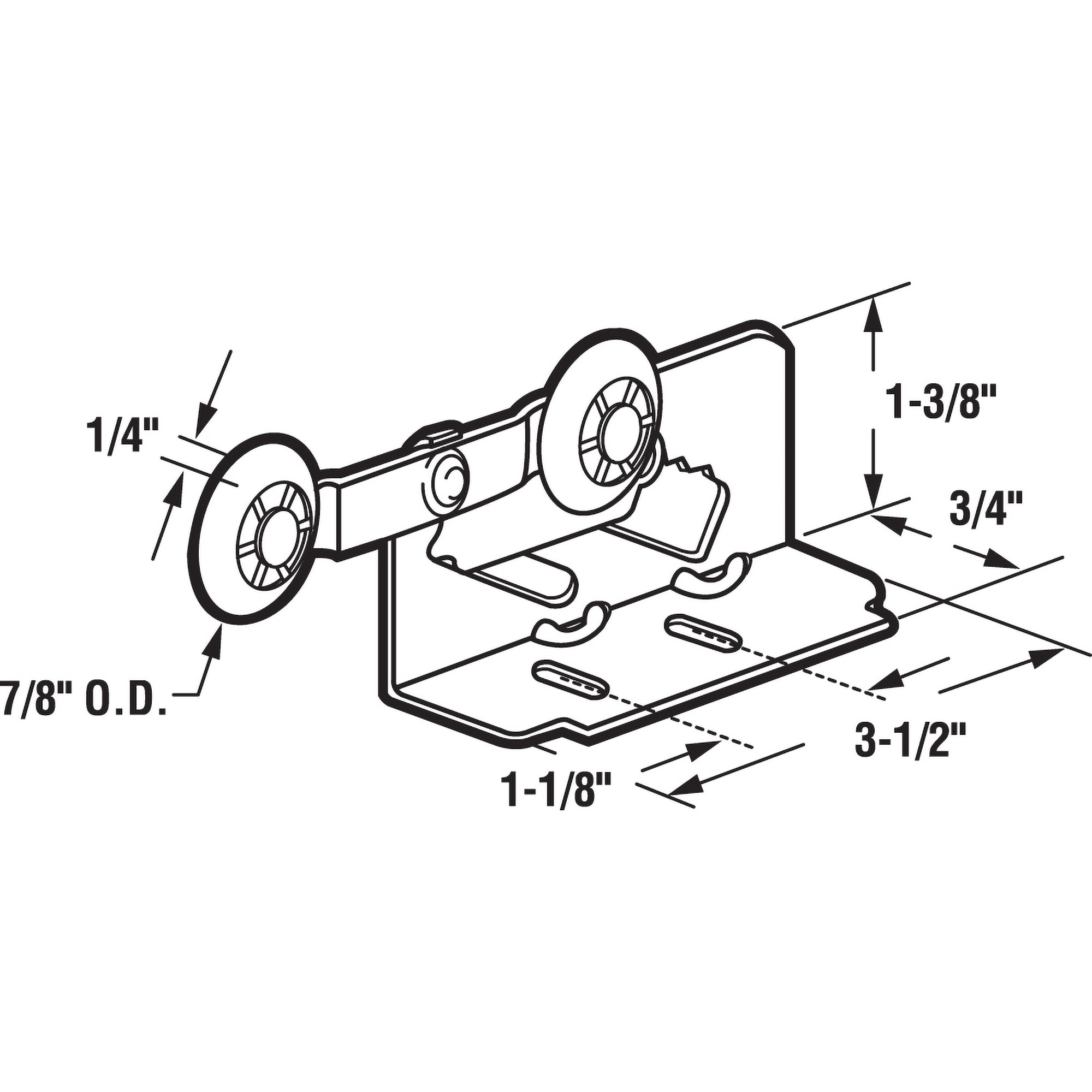 Prime-Line MP6531 Pocket-Door-Rollers - View #2