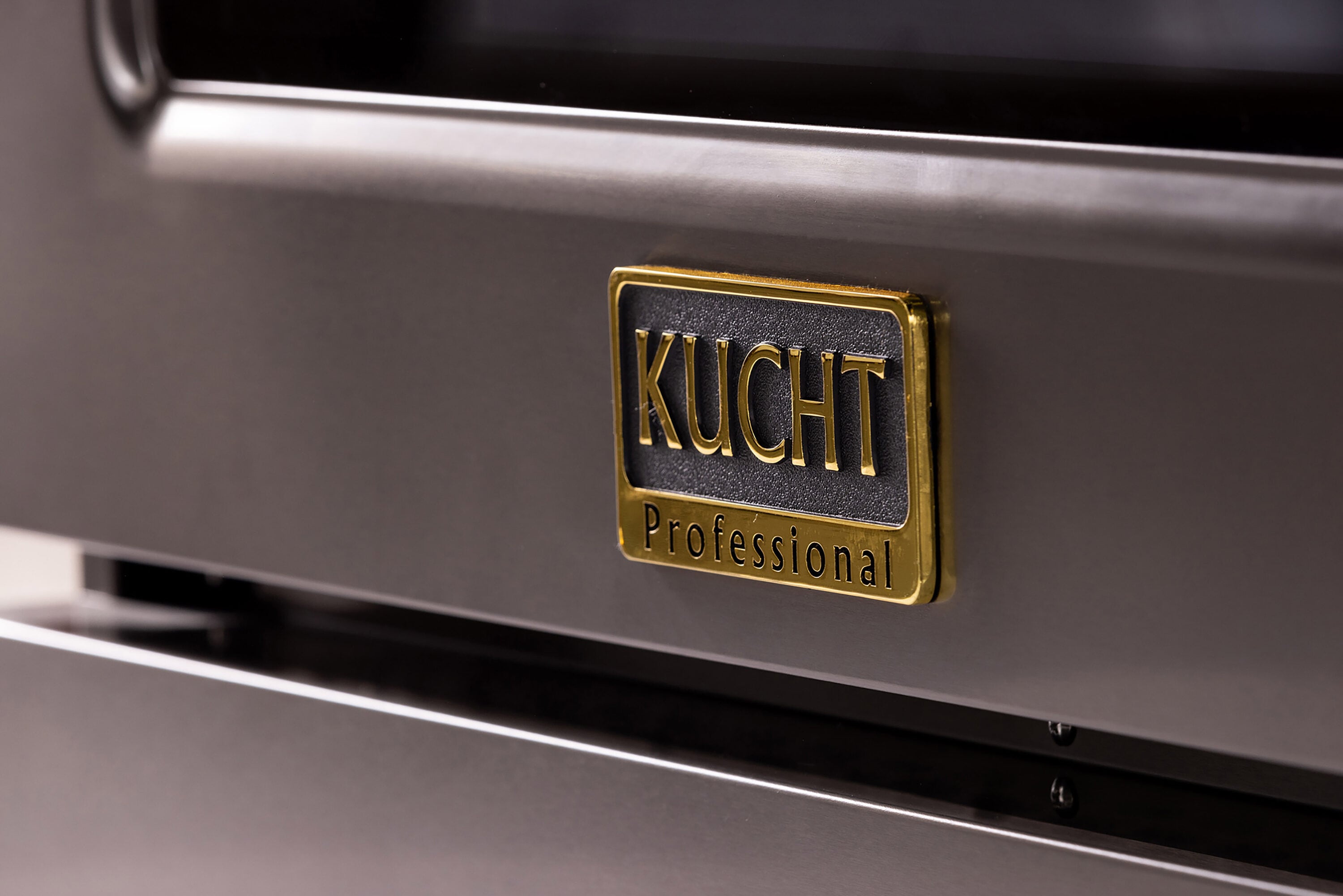 Kucht Gemstone Professional 30 in. 4.2 Cu. ft. Propane GAS Range with Sealed Burners and Convection Oven in Titanium Stainless Steel KEG303/LP