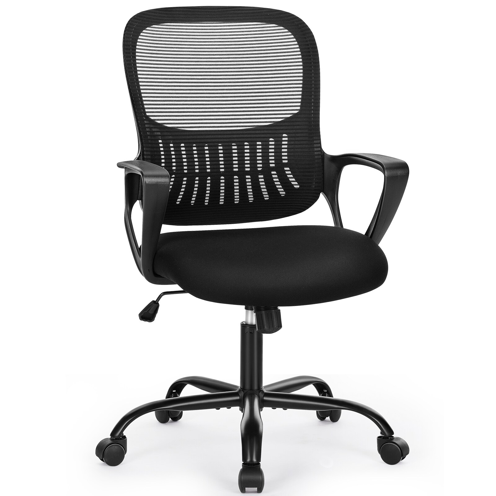 Maocao Hoom JL1134206 Black Contemporary Ergonomic Adjustable Height Swivel Mesh Executive Chair