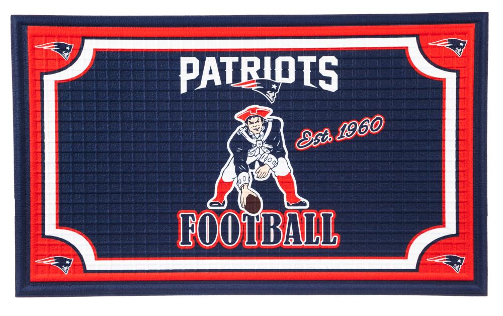 New England Patriots Football Rug