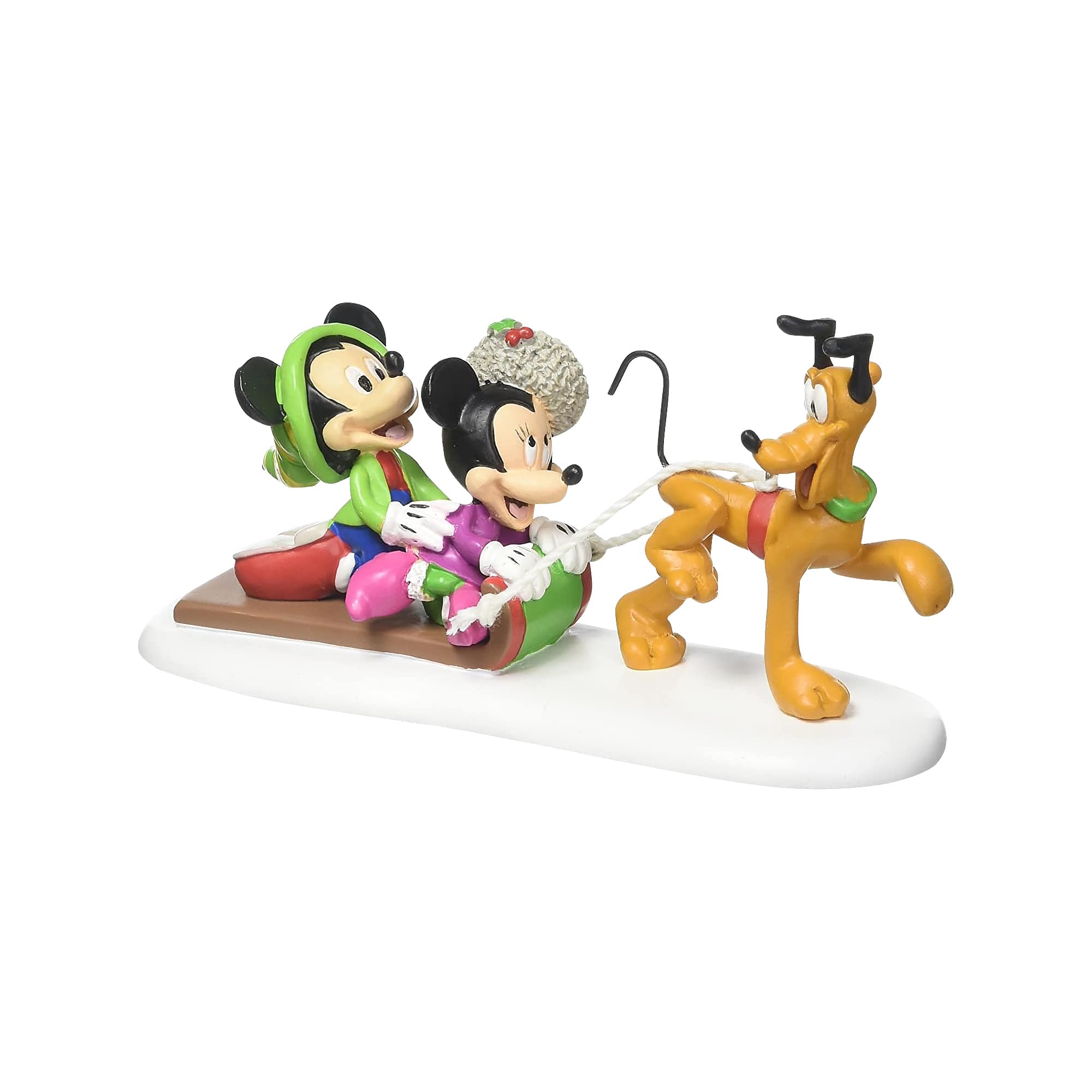 Department 56 Dept 56 Disney Village Pluto's Toboggan Ride Christmas Figure