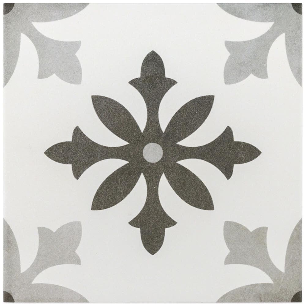 Artmore Tile EXT3RD103958 Sample - Ruiz Blanco 9-in x 9-in Glazed Porcelain Wall Tile