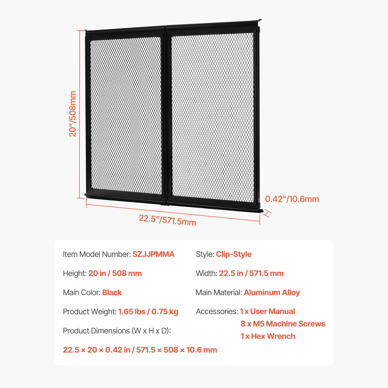 VEVOR SCKKSFCPMMLC08186V0 Screen-Storm-Door-Hinges - View #7