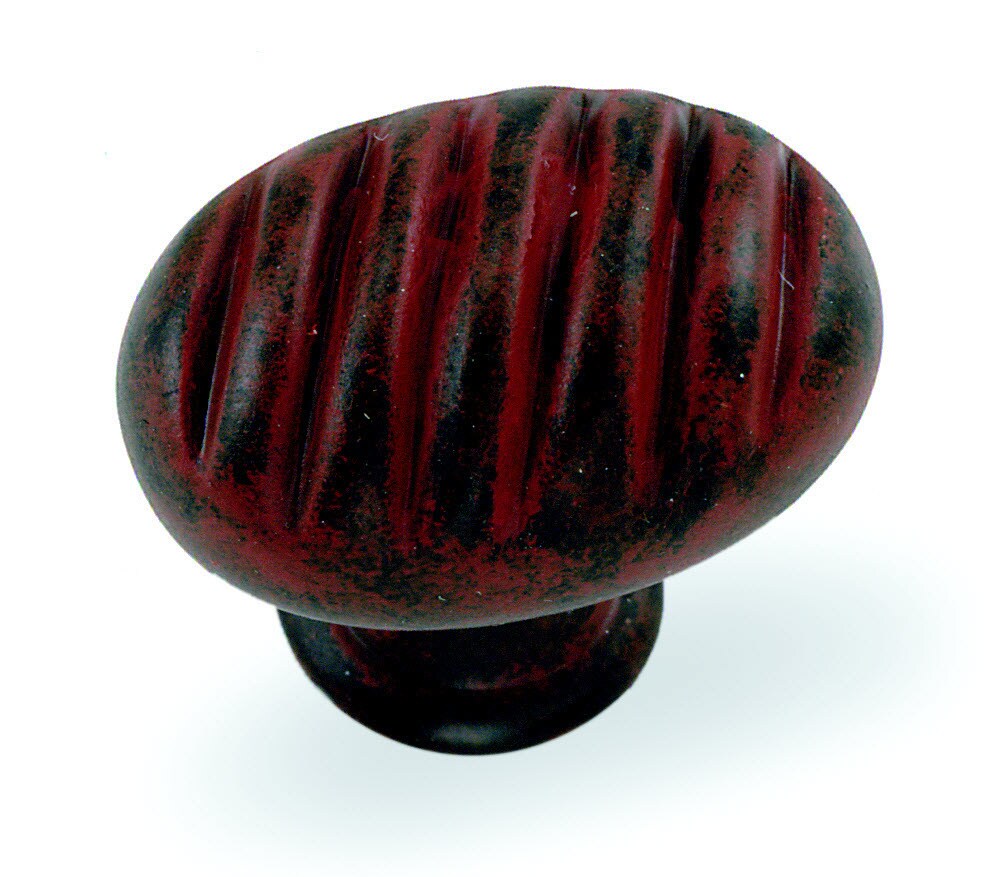 Laurey 59419 Milan Rust Oval Contemporary Cabinet Knob