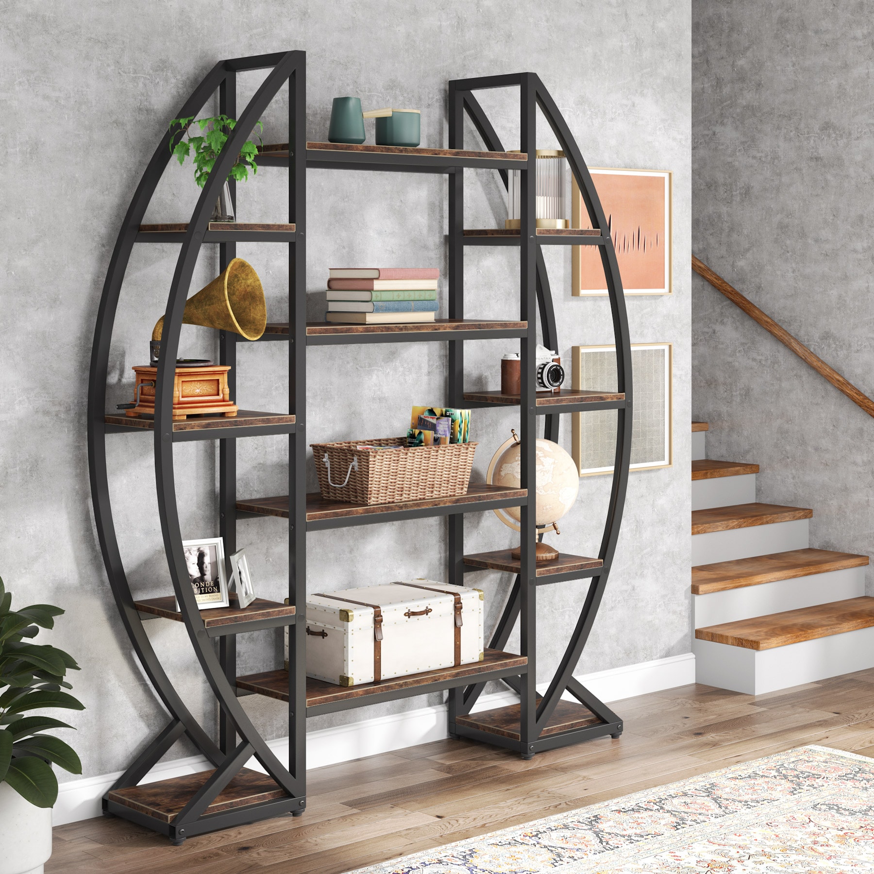 Tribesigns HOGA-C0663 bookcases - View #3