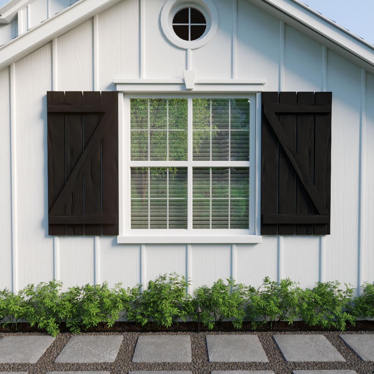 Ekena Millwork SHUBSZ23X60RWPR Exterior-Shutters - View #8