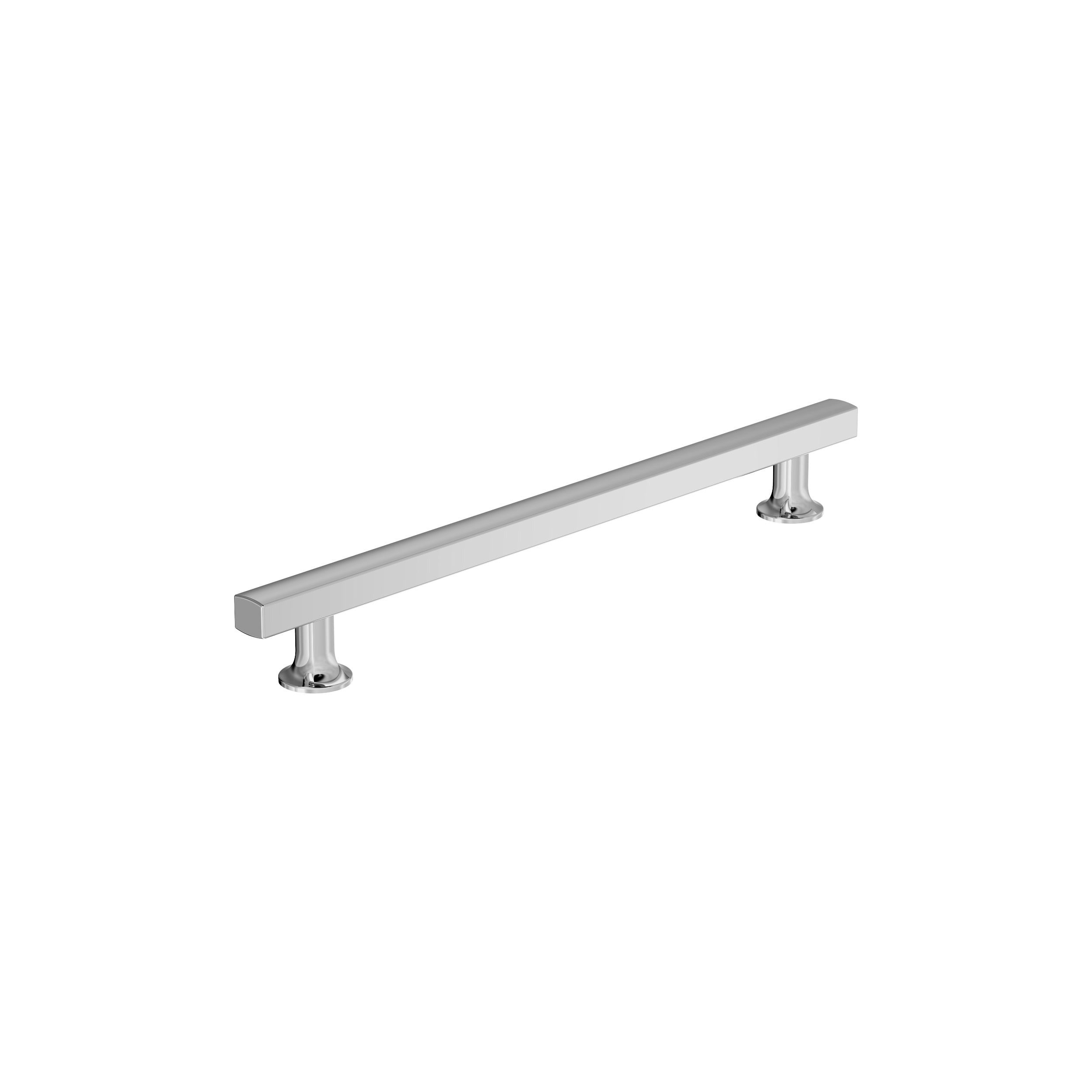 Amerock BP3710826 Everett 8-13/16-in , 224mm Center to Center Polished Chrome Rectangular Bar Drawer Pulls
