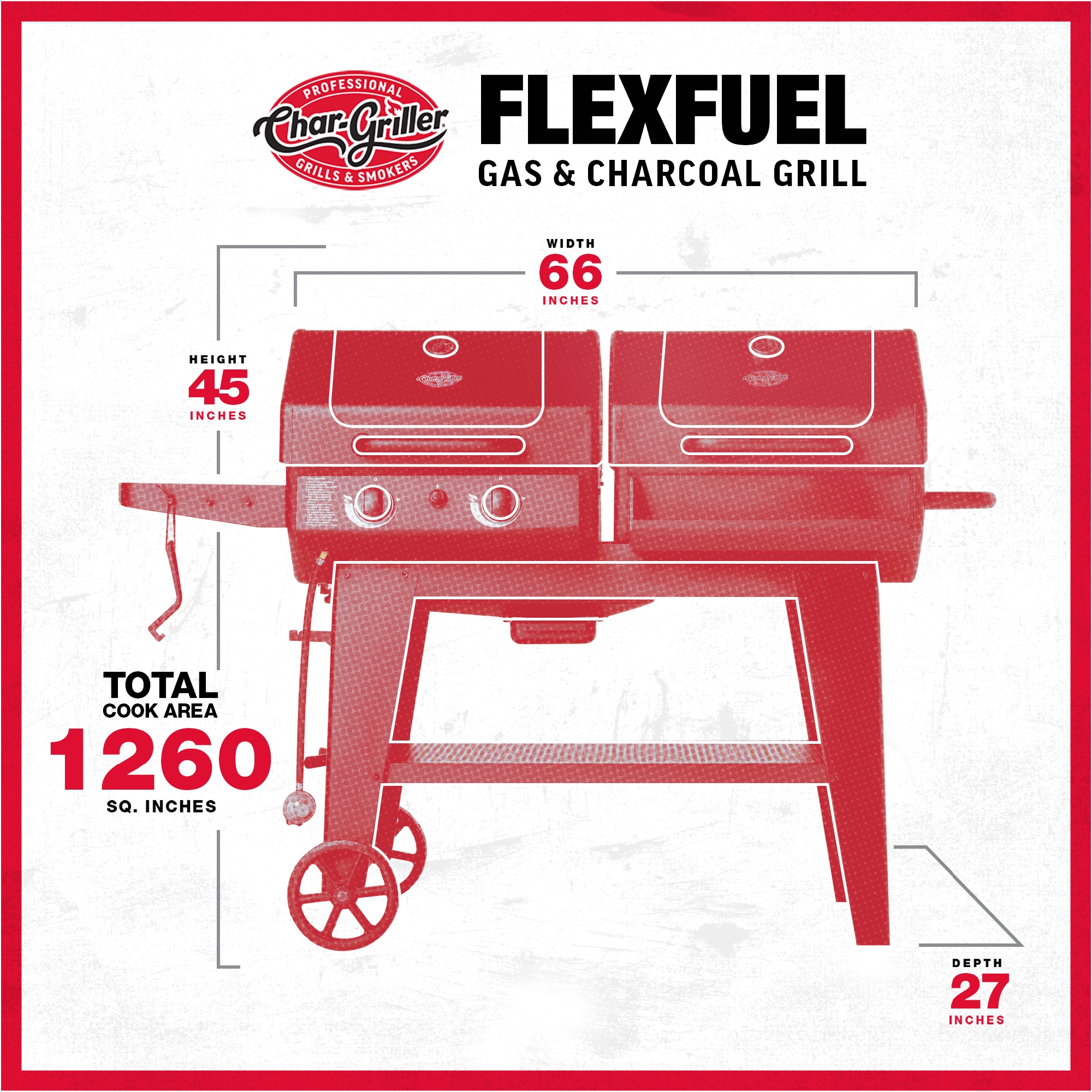 Char-Griller CG30282925 Combo-Grills - View #7