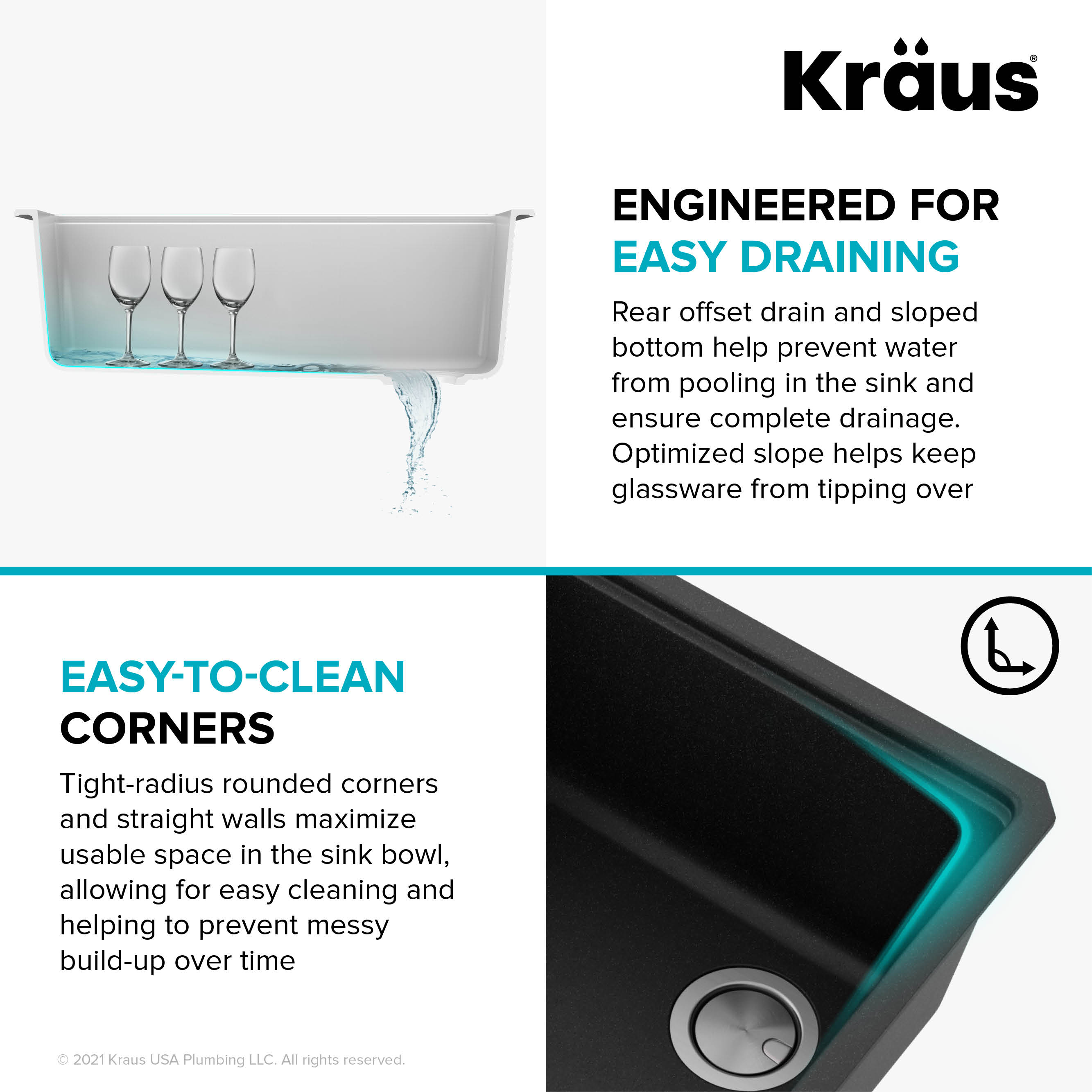 Kraus KGUW2-30MBL Kitchen-Sinks - View #12