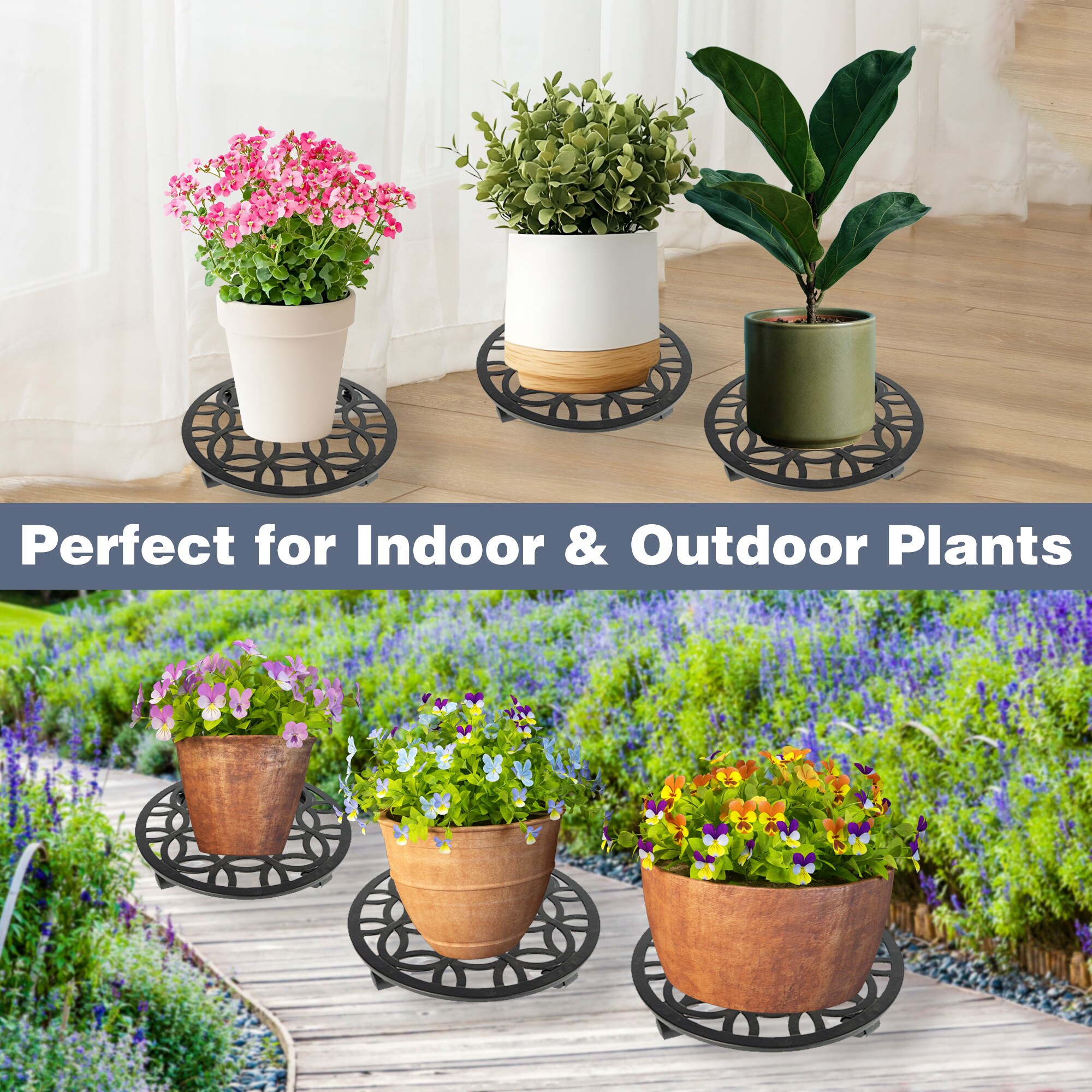 allen + roth LWP041 Plant-Caddy-Cart - View #6