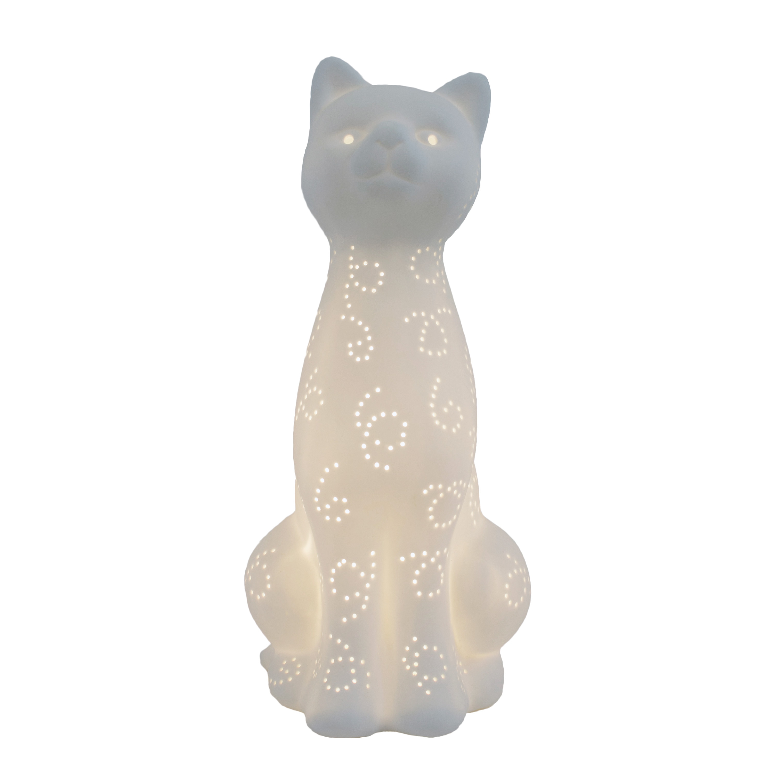 Simple Designs LT3056-WHT 12.2-in White On/Off switch Table Lamp with