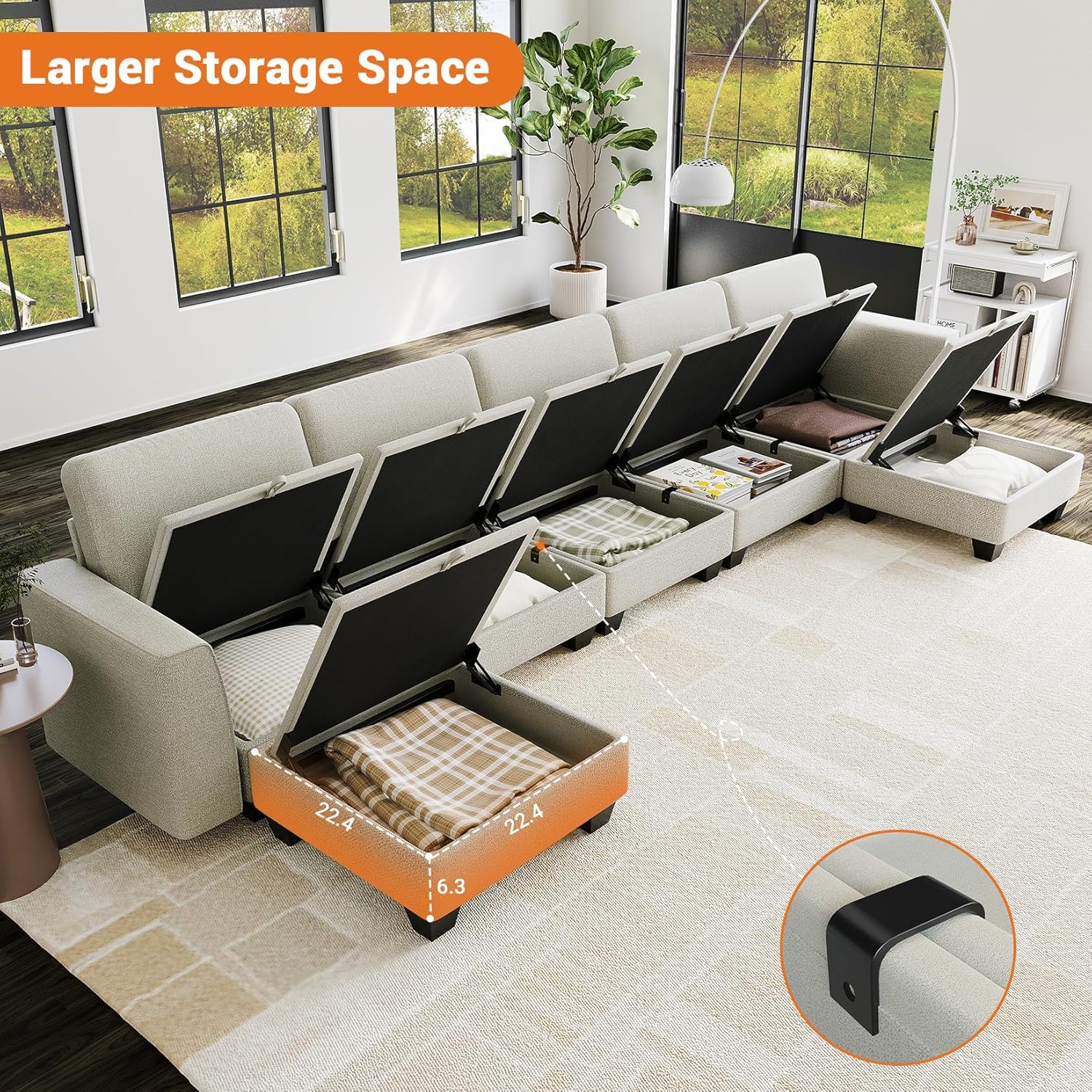 WhizMax PD-VAM-33FL65UC Sofas-Loveseats - View #4