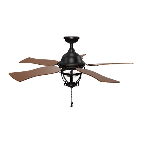 Harbor Breeze Calera 52-in Antique Bronze Indoor/Outdoor Ceiling Fan (5-Blade)
