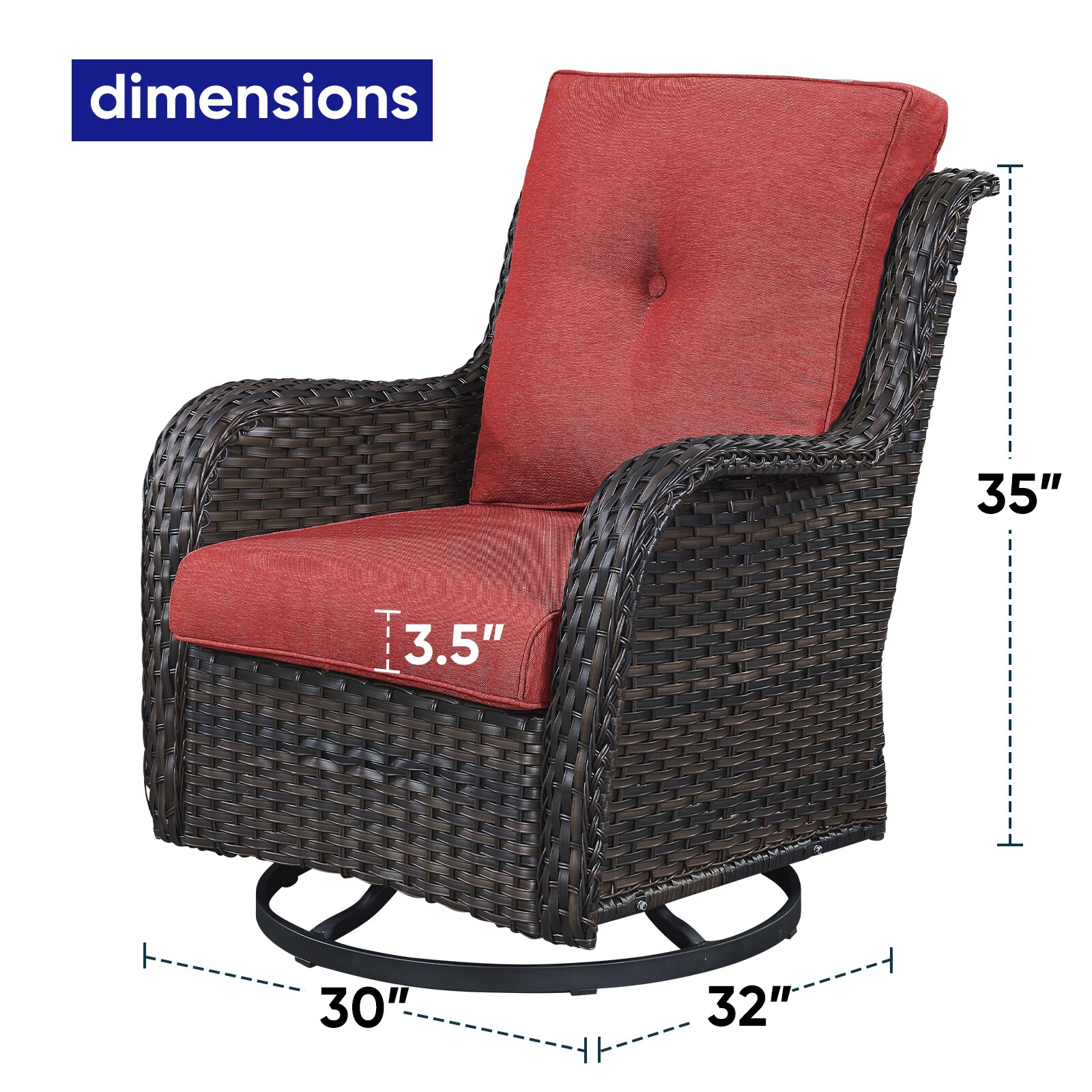 Rilyson FS023-5 Patio-Chairs - View #6