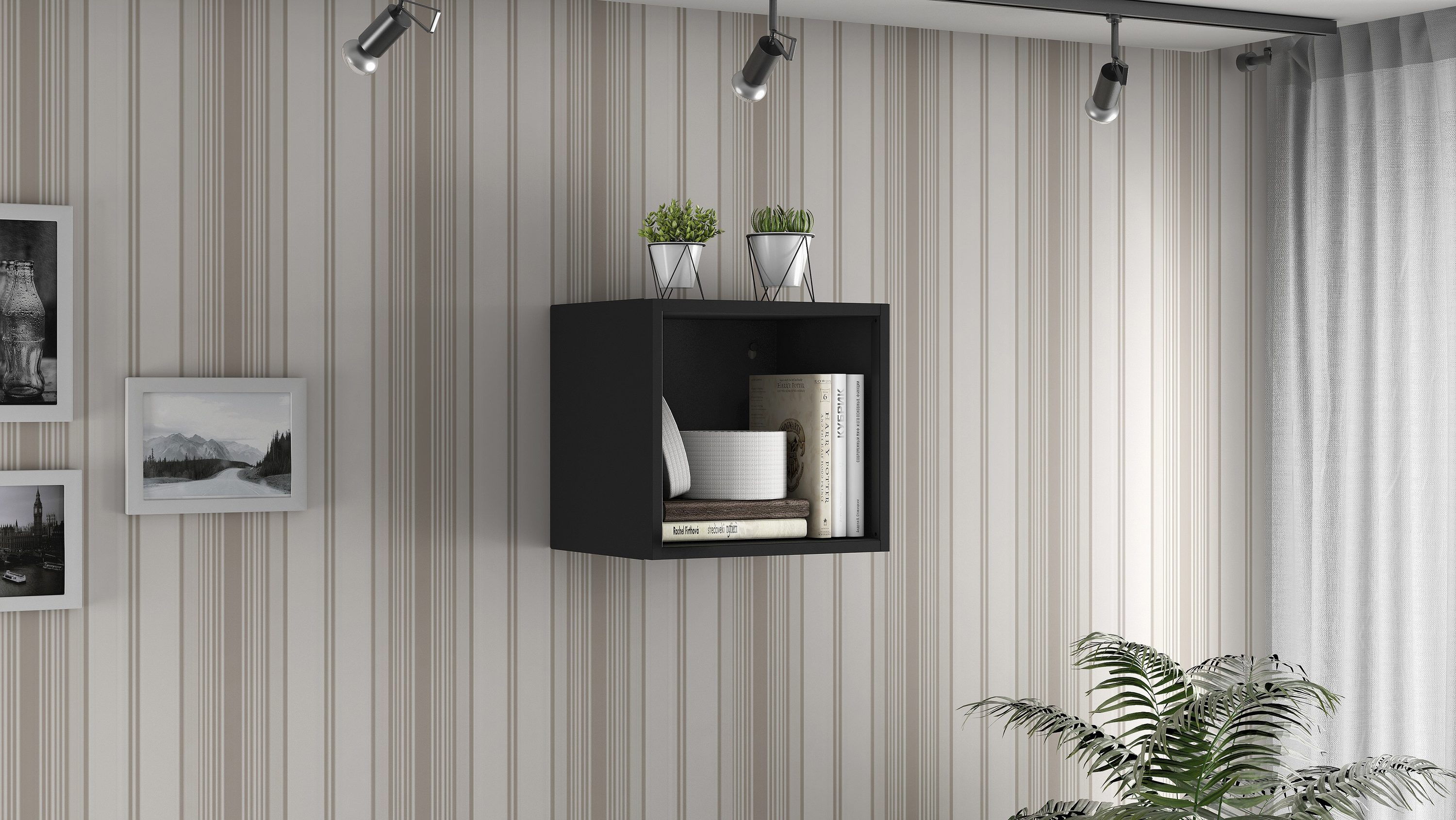 Manhattan Comfort 13GMC3 Wall-Mounted-Shelving - View #2