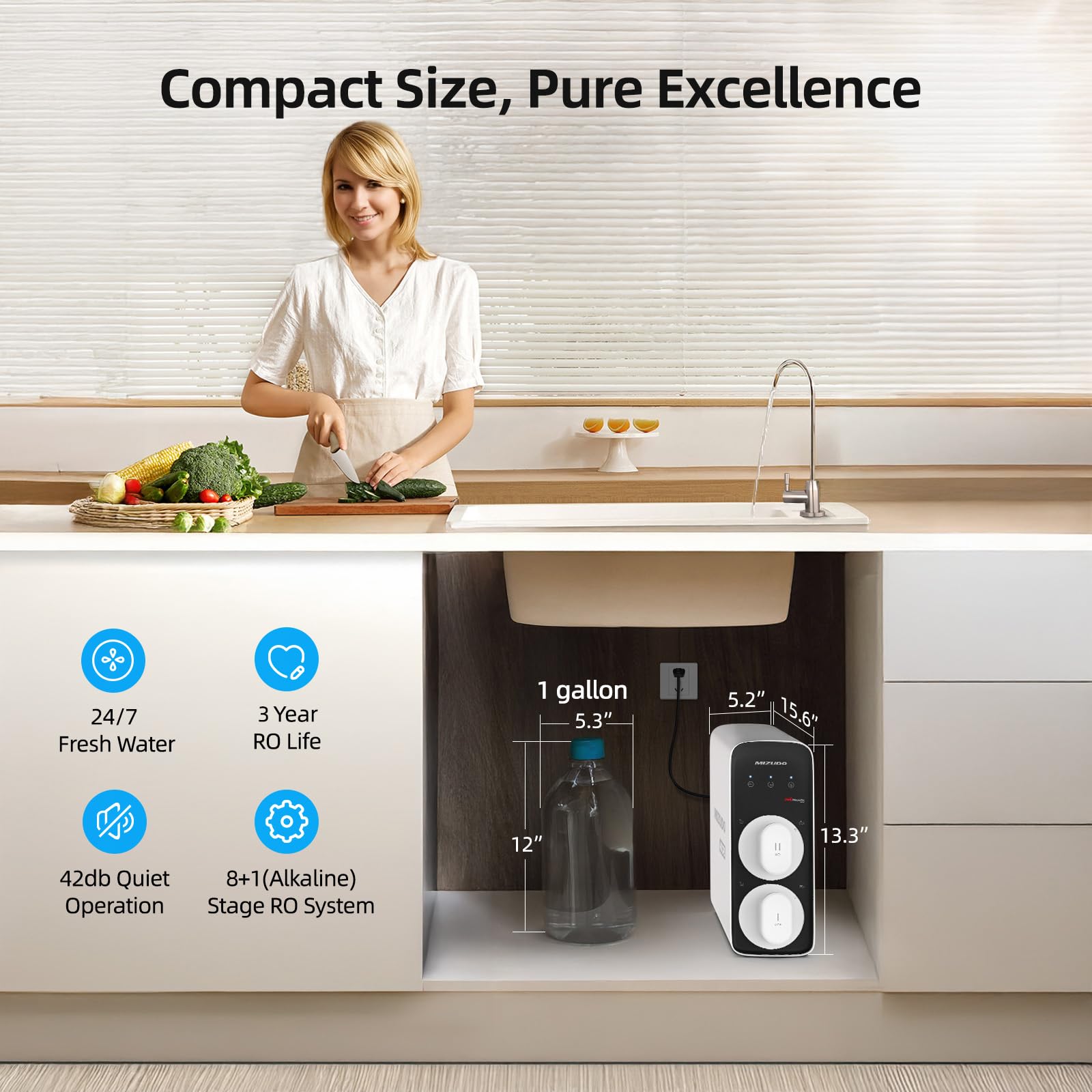 Mizudo WP800A1W Under-Sink-Filtration-Systems - View #5