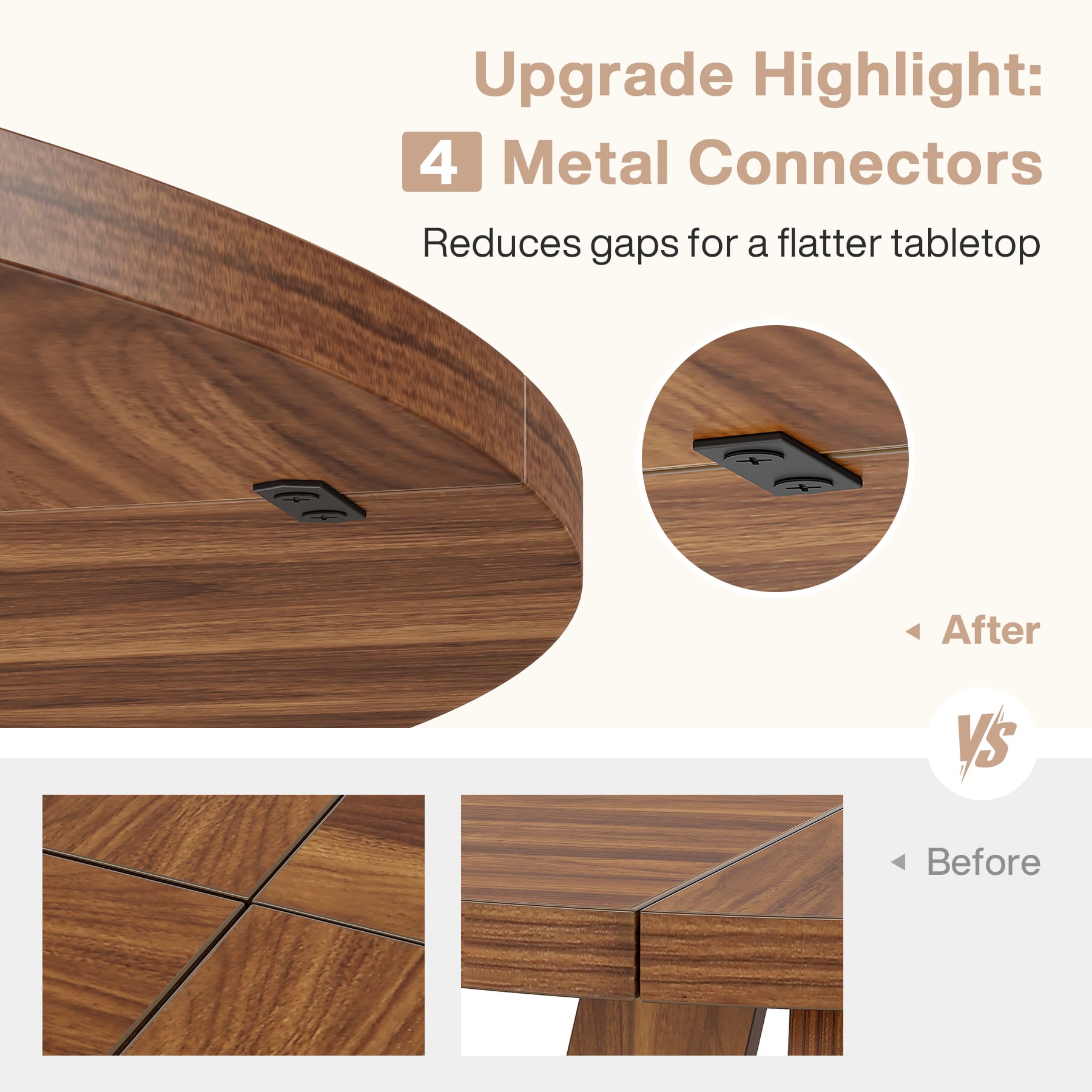 Tribesigns LWFD-XK00740 Dining-Tables - View #4