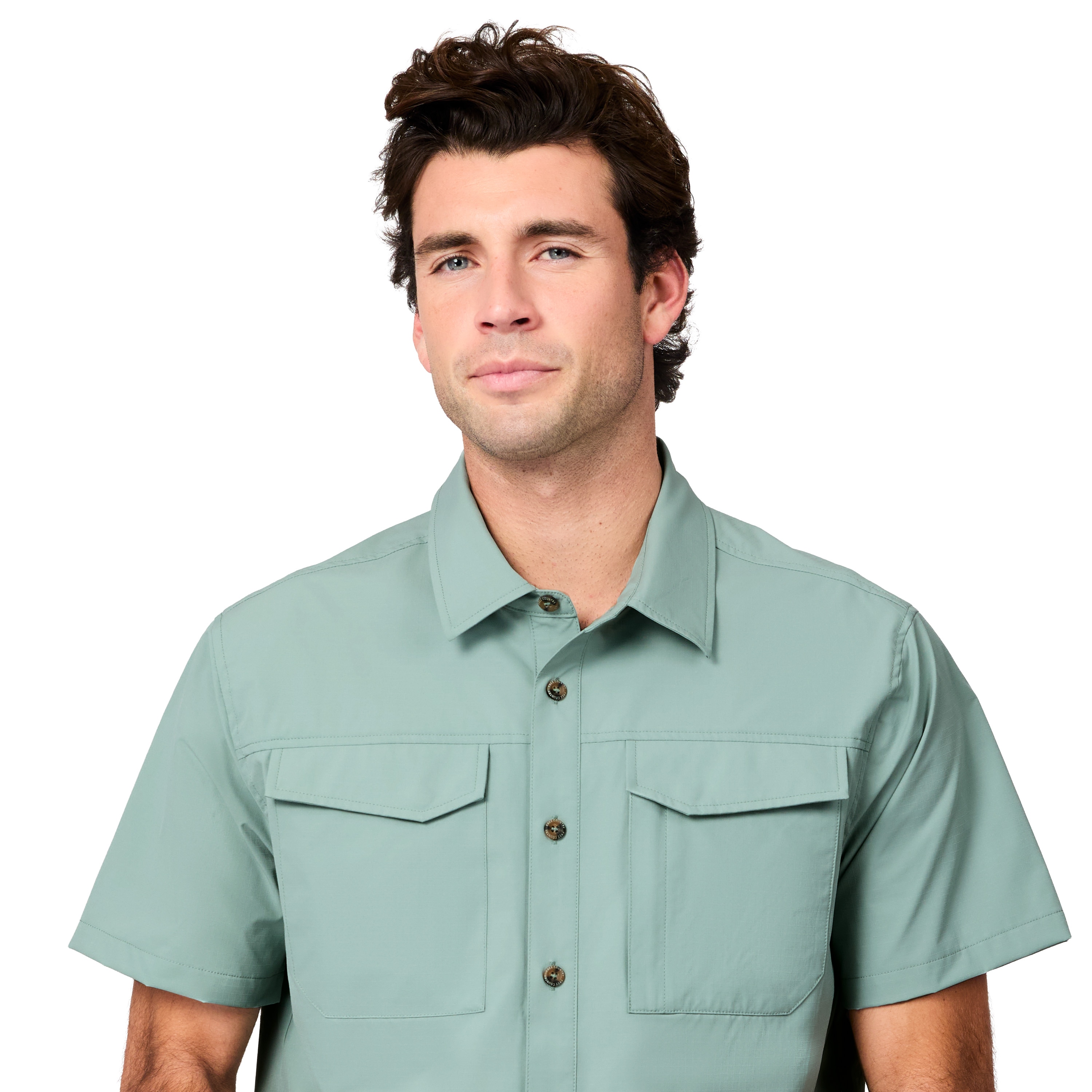 Free Country 599MAS6212-BASIL-L Tops-Shirts - View #2
