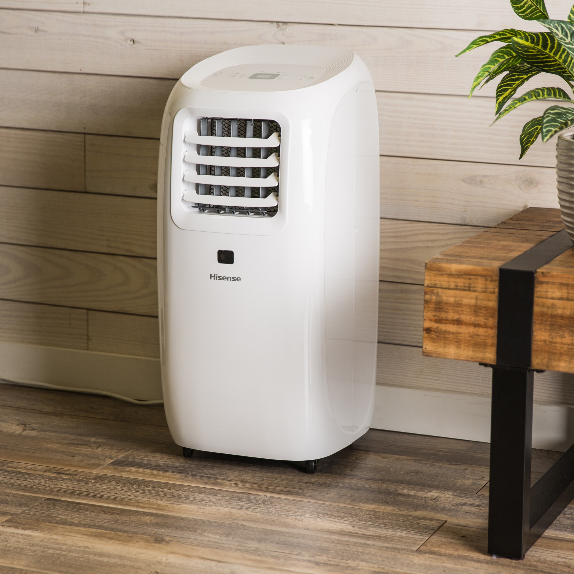 Hisense 4000-BTU DOE (8000-BTU ASHRAE) 115-Volt White Portable Air ...