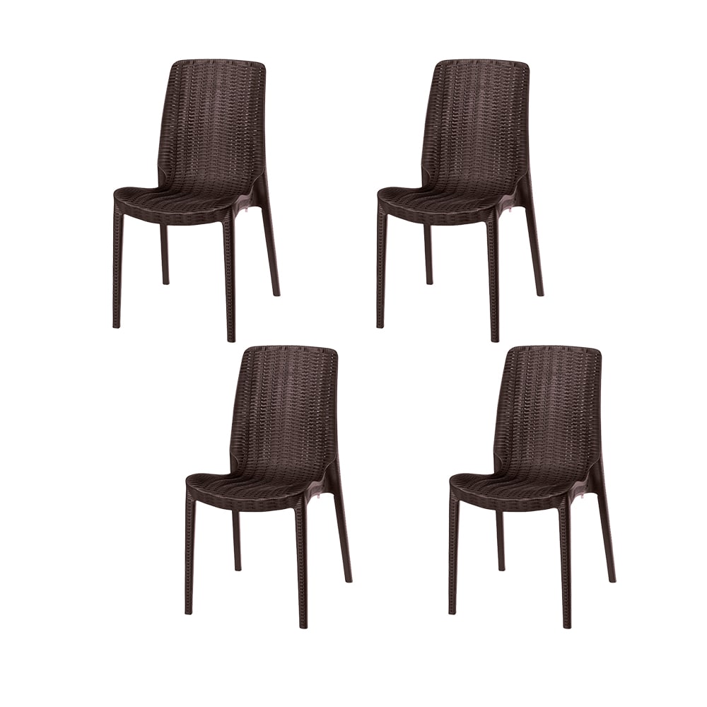 stackable dining chairs set of 4