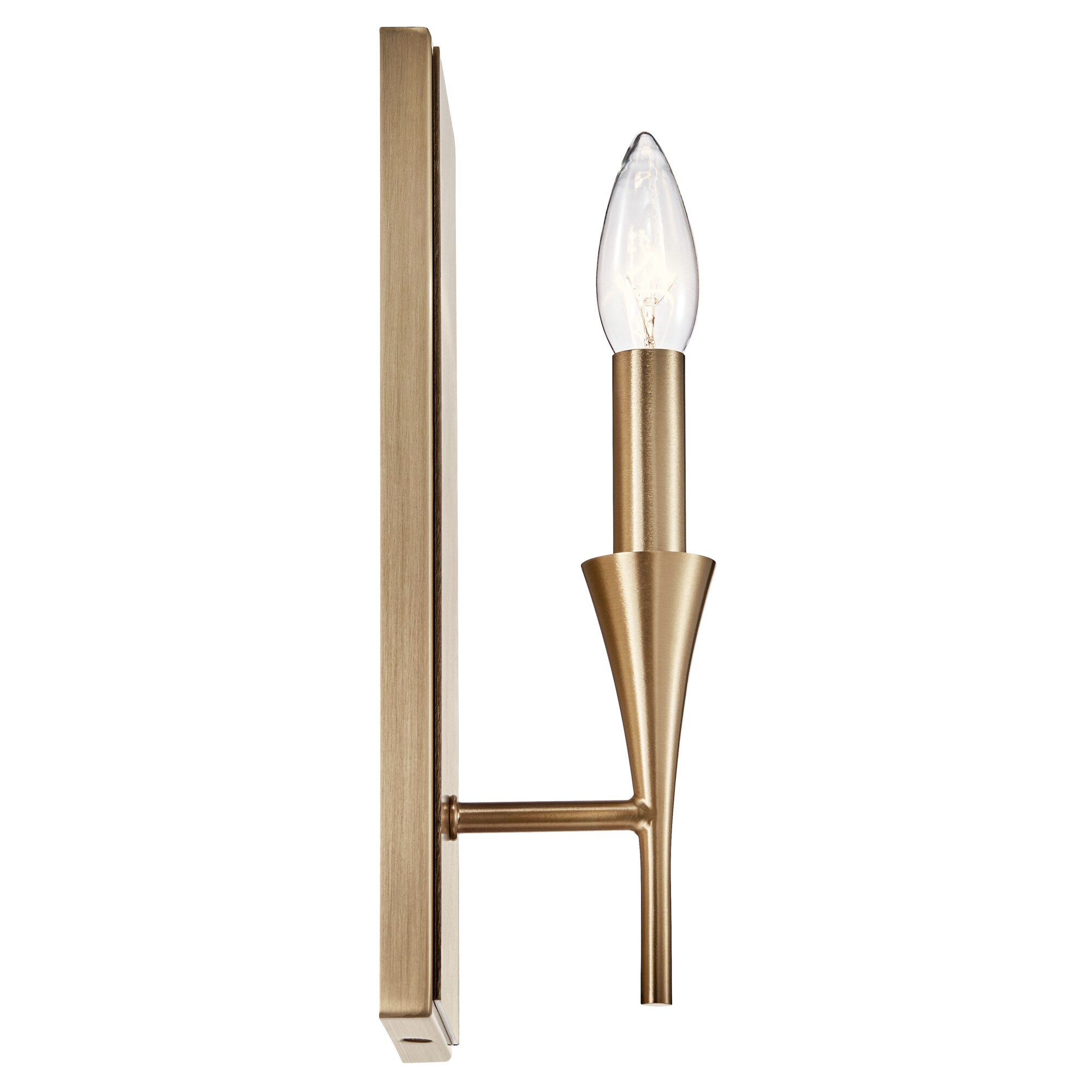 Champagne Bronze Modern Dimmable Wall Sconce