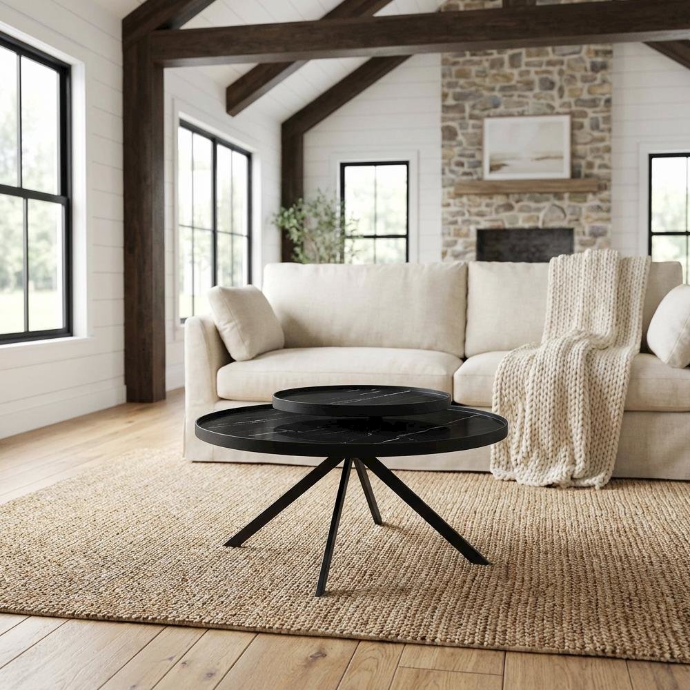 FurniFact BO3942128WHT Coffee-Tables - View #2