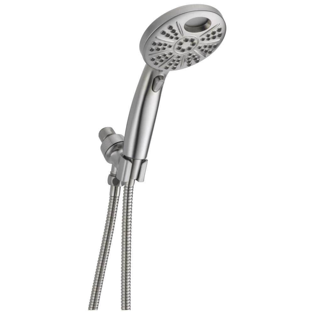 Delta Universal Showering Components Stainless Round Handheld Shower ...