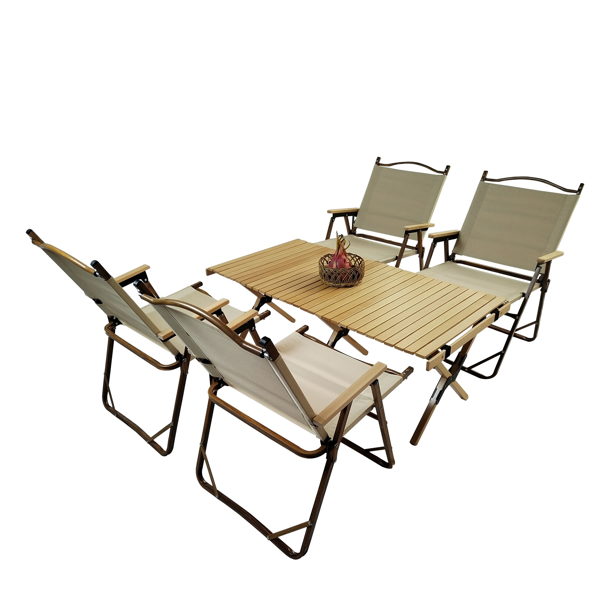 Kahomvis LEISURE-QPW4-003 Picnic-Tables - View #3