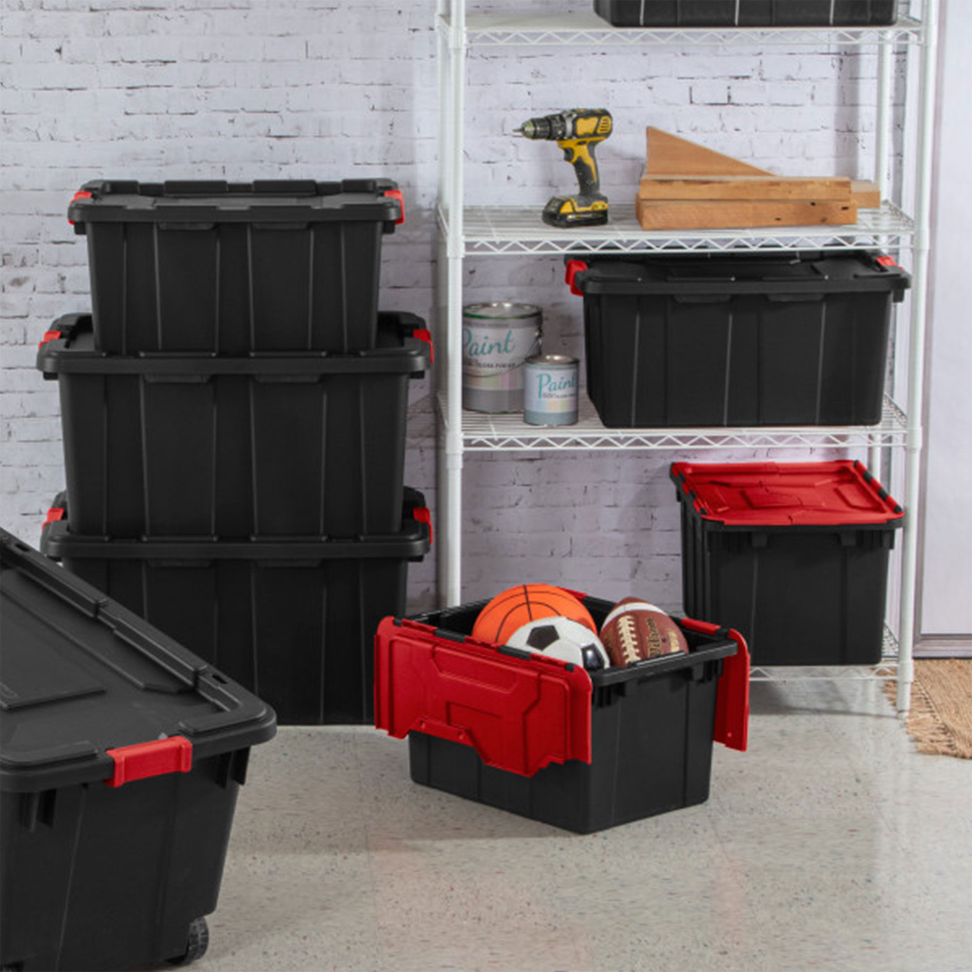 Sterilite Corporation 100417 Plastic-Storage-Totes - View #8