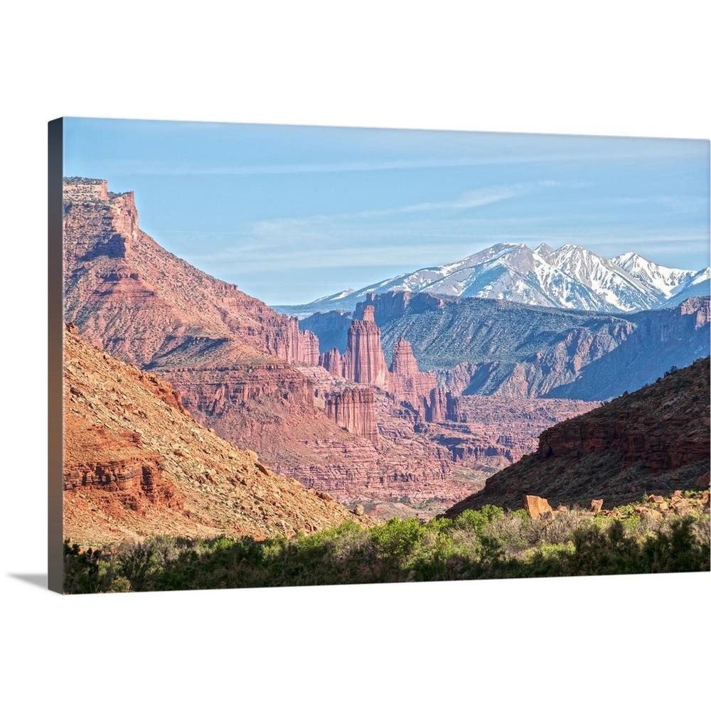 GreatBigCanvas The Salt Valley and Fiery Furnac 24-in H x 36-in W ...