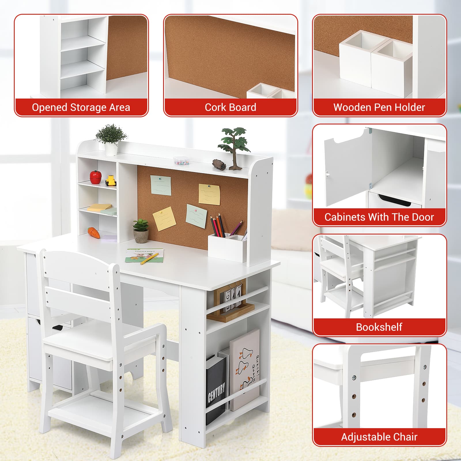 Qeetex SUN-PTO-0YGJZEXD Kids-Play-Tables - View #3