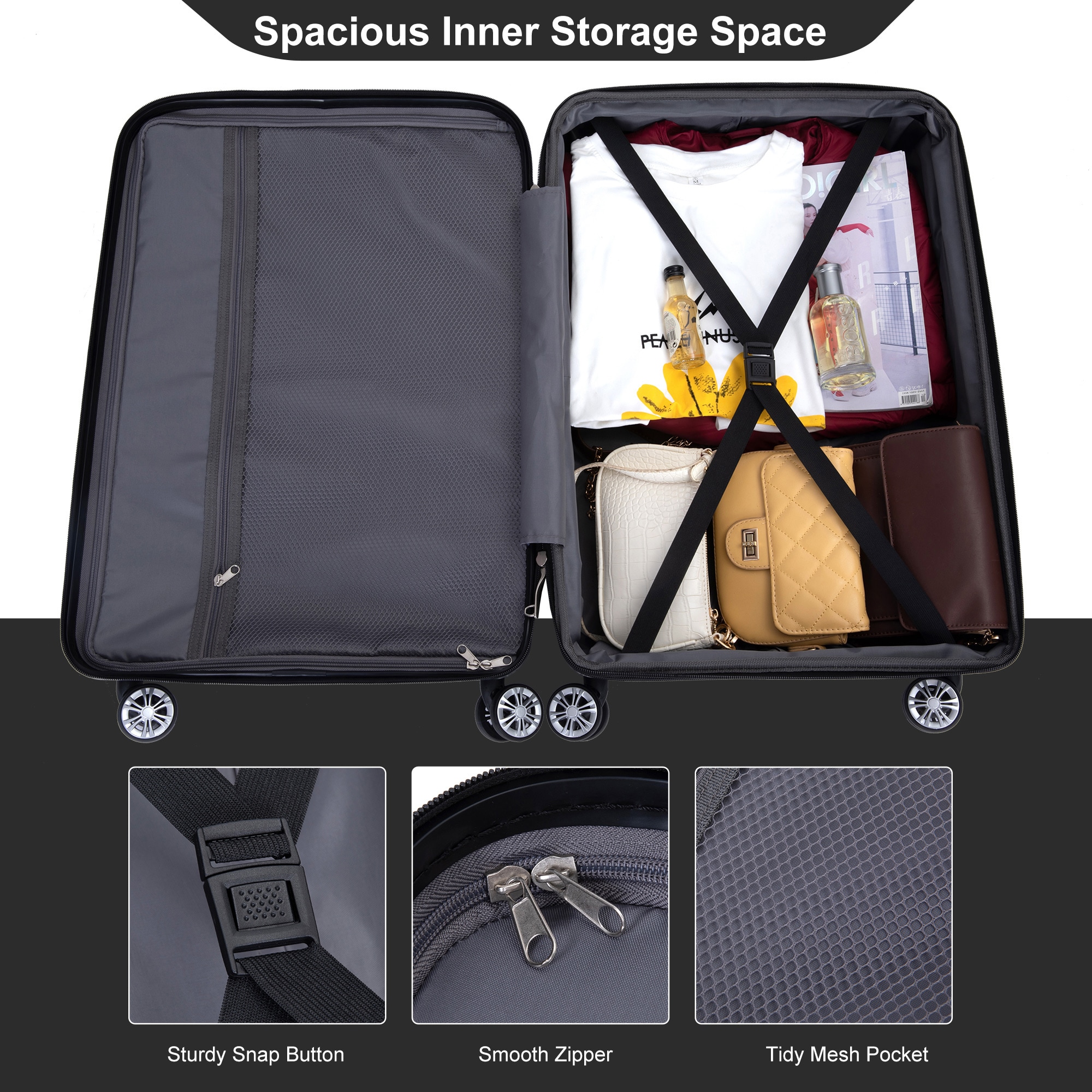 SINOFURN SYD9400014BK Luggage-And-Luggage-Sets - View #16