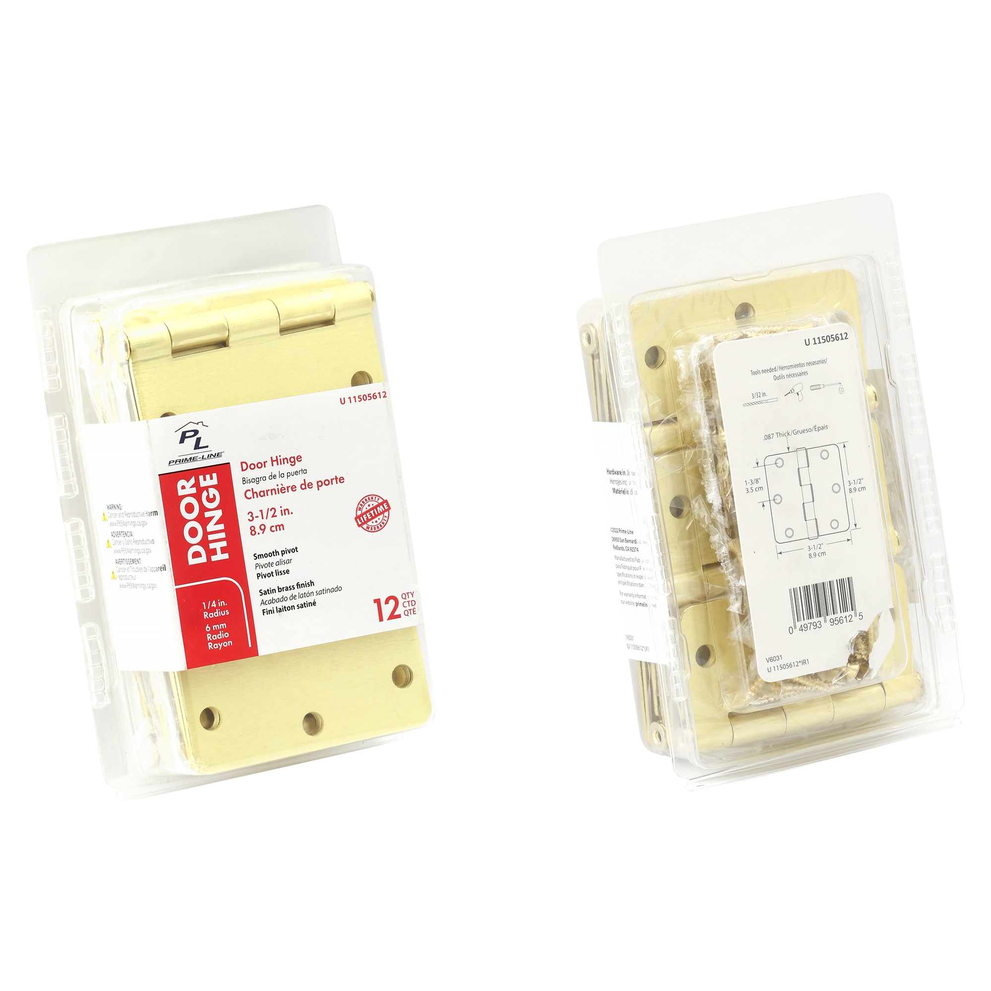 Prime-Line U 11505612 Entry-Door-Hinges - View #2