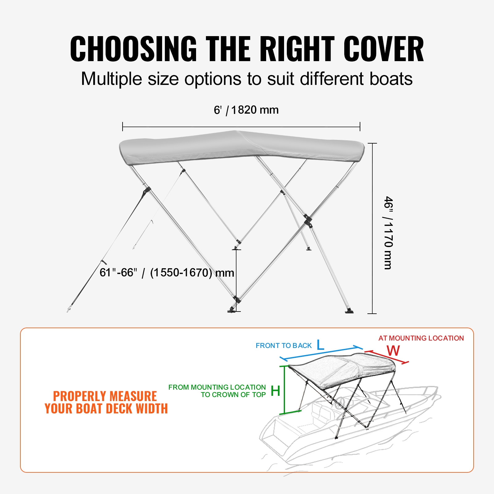 VEVOR 3GCYZYP6L616L2UAMV0 Boat-Covers - View #5