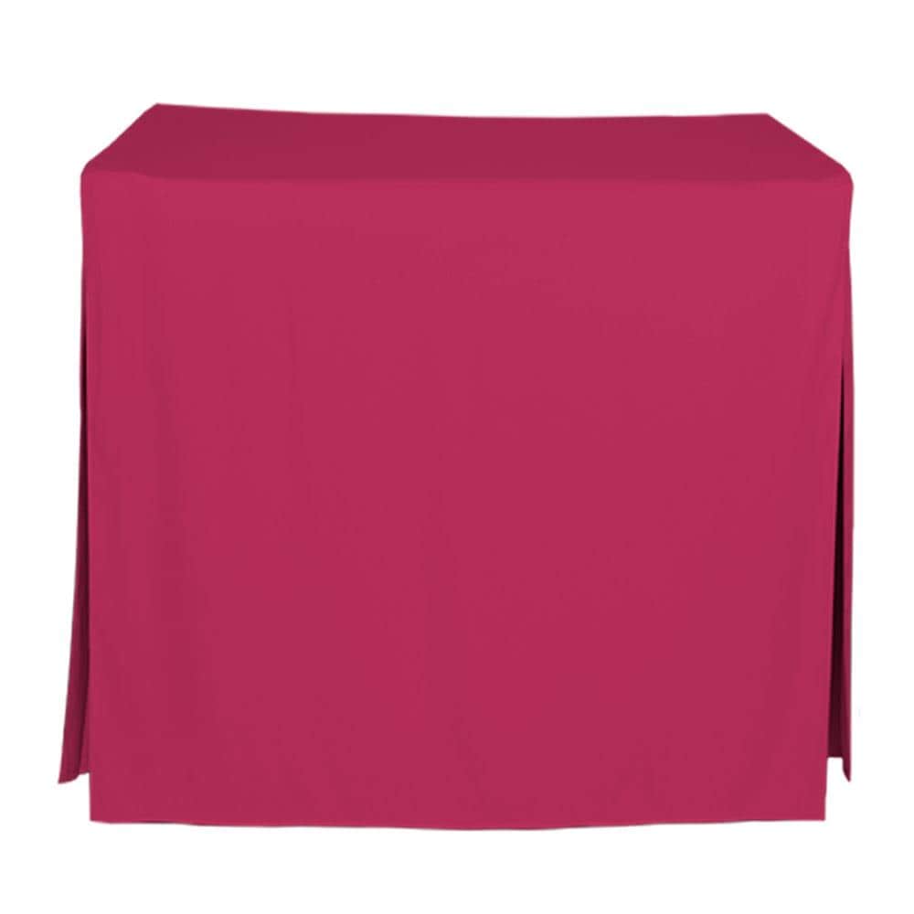 WestPoint Home 028828431738 Tablevogue Table Cover Collection Fitted Indoor/Outdoor Fuchsia Table Cover for 34-in square