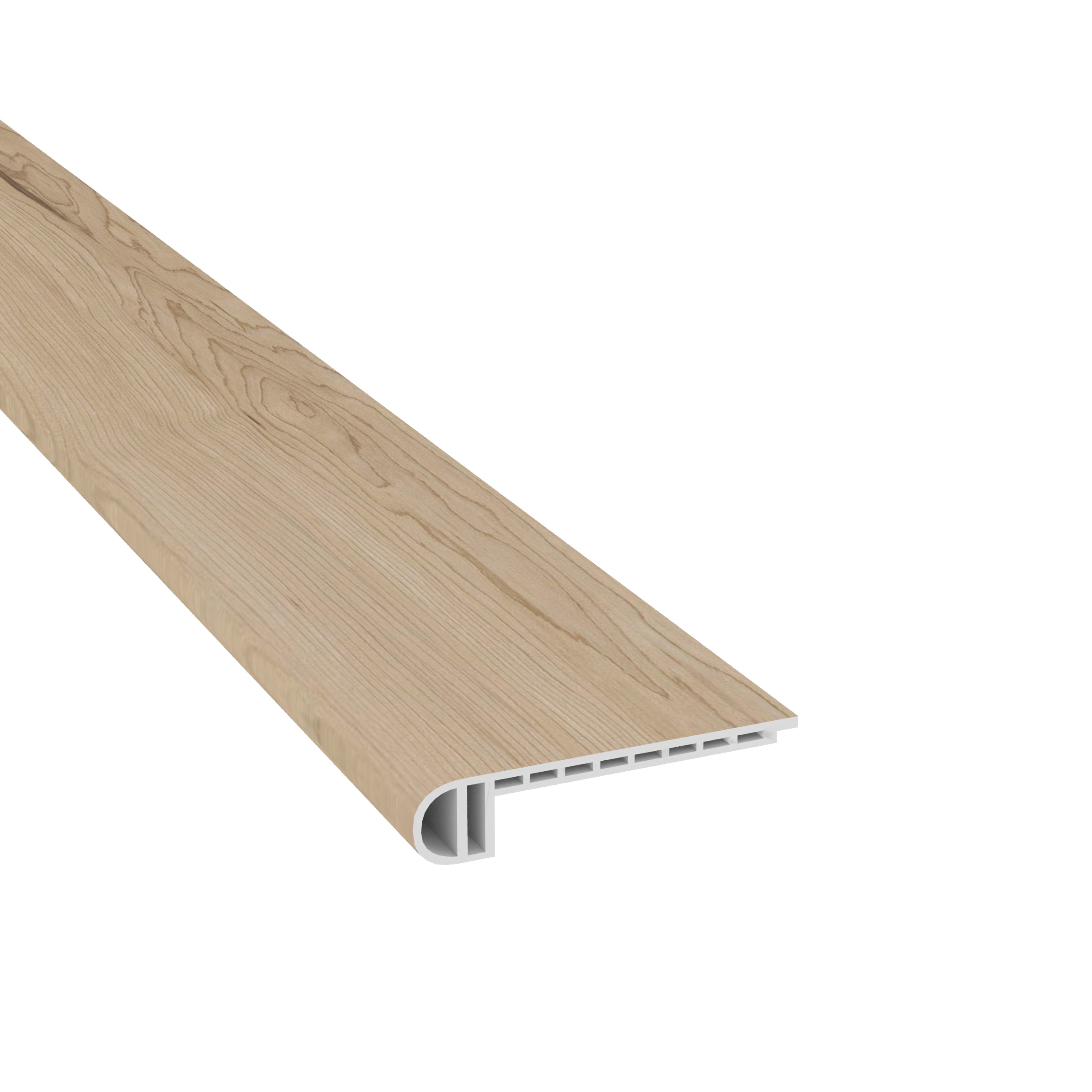CALI 7902502020 Longboards 2.07-in x 72.83-in x 0.75-in Doheny Dune Prefinished Vinyl Flush Stair Nosing
