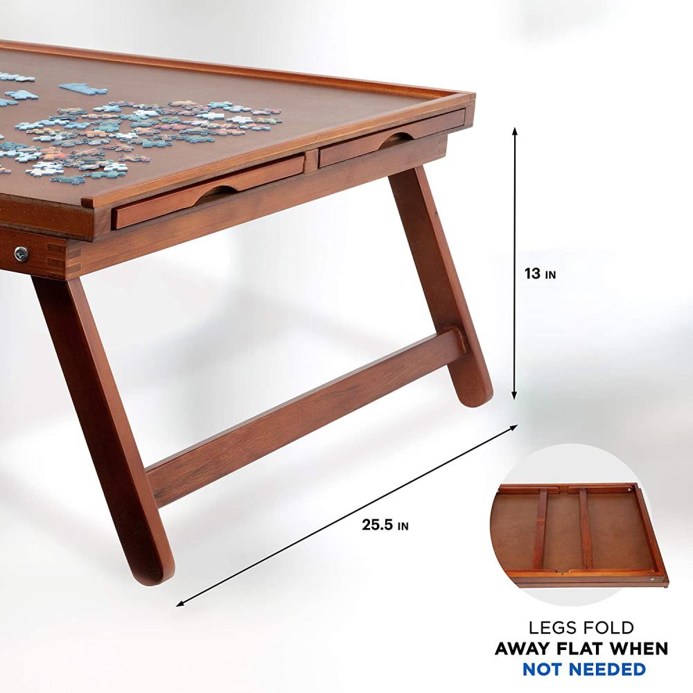 DIY JIGSAW PUZZLE TABLE  Full Tutorial for Portable, Inexpensive Puzzling  Solution 