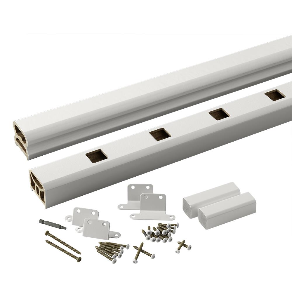 TimberTech TXSRP8W RadianceRail Express 8-ft x 36-in White Composite Deck Rail Kit