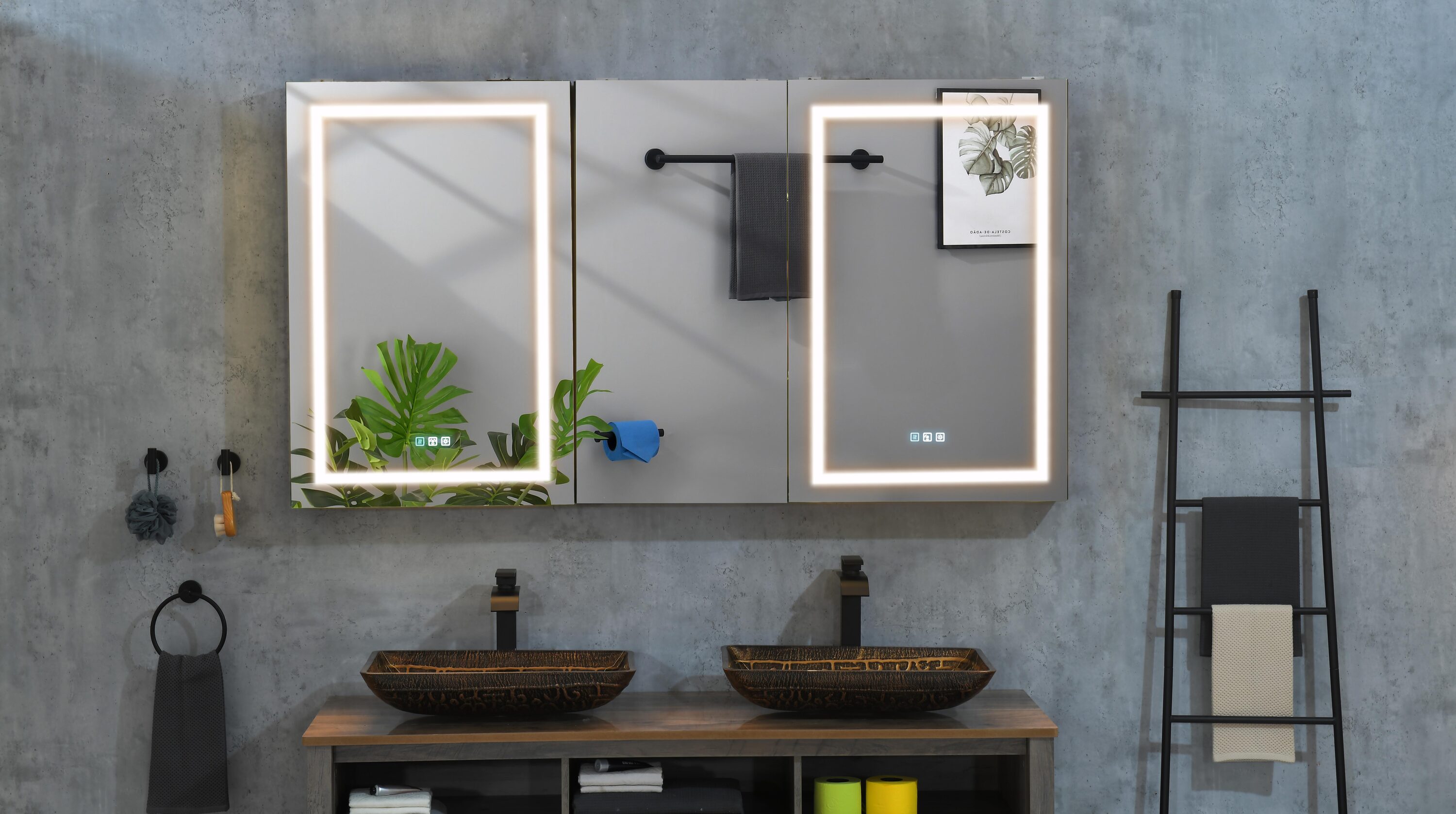 Vacolite KP24-MB-60 Framed-Bath-Mirrors - View #5
