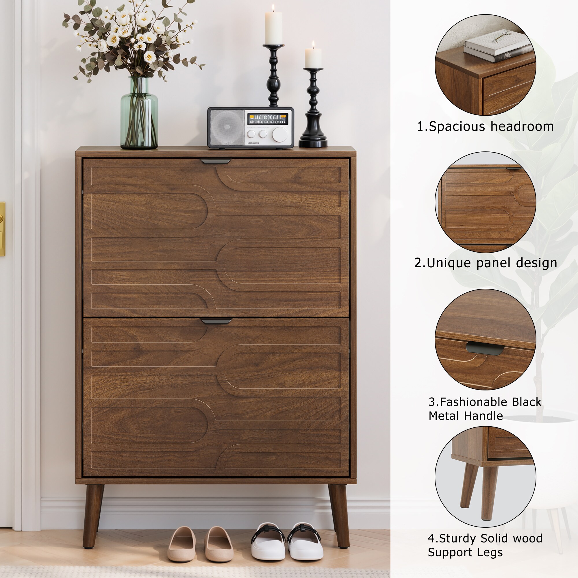 SINOFURN SYC080011BK Shoe-Racks - View #7