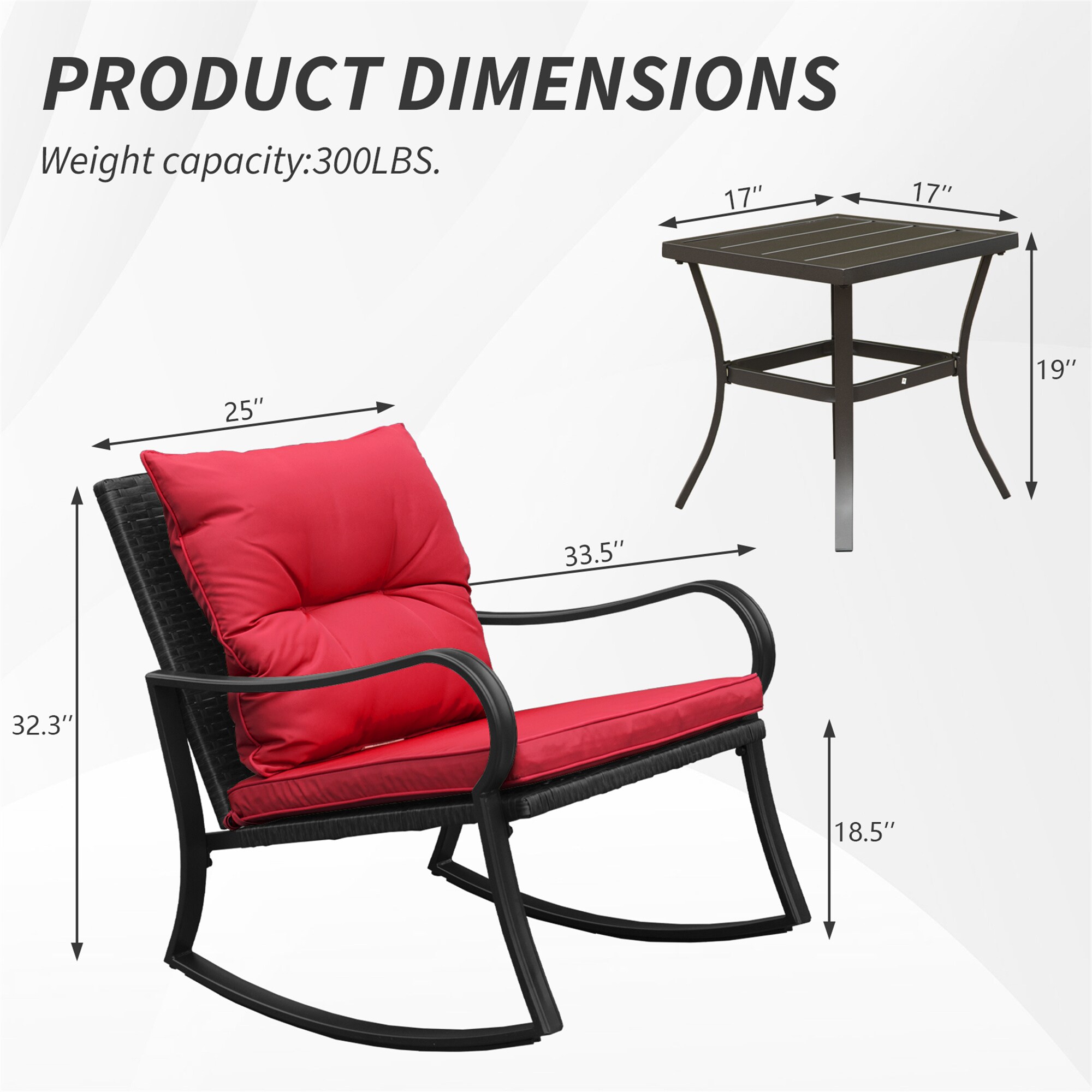 BABOOM BOM-9P399566-OR Patio-Conversation-Sets - View #4