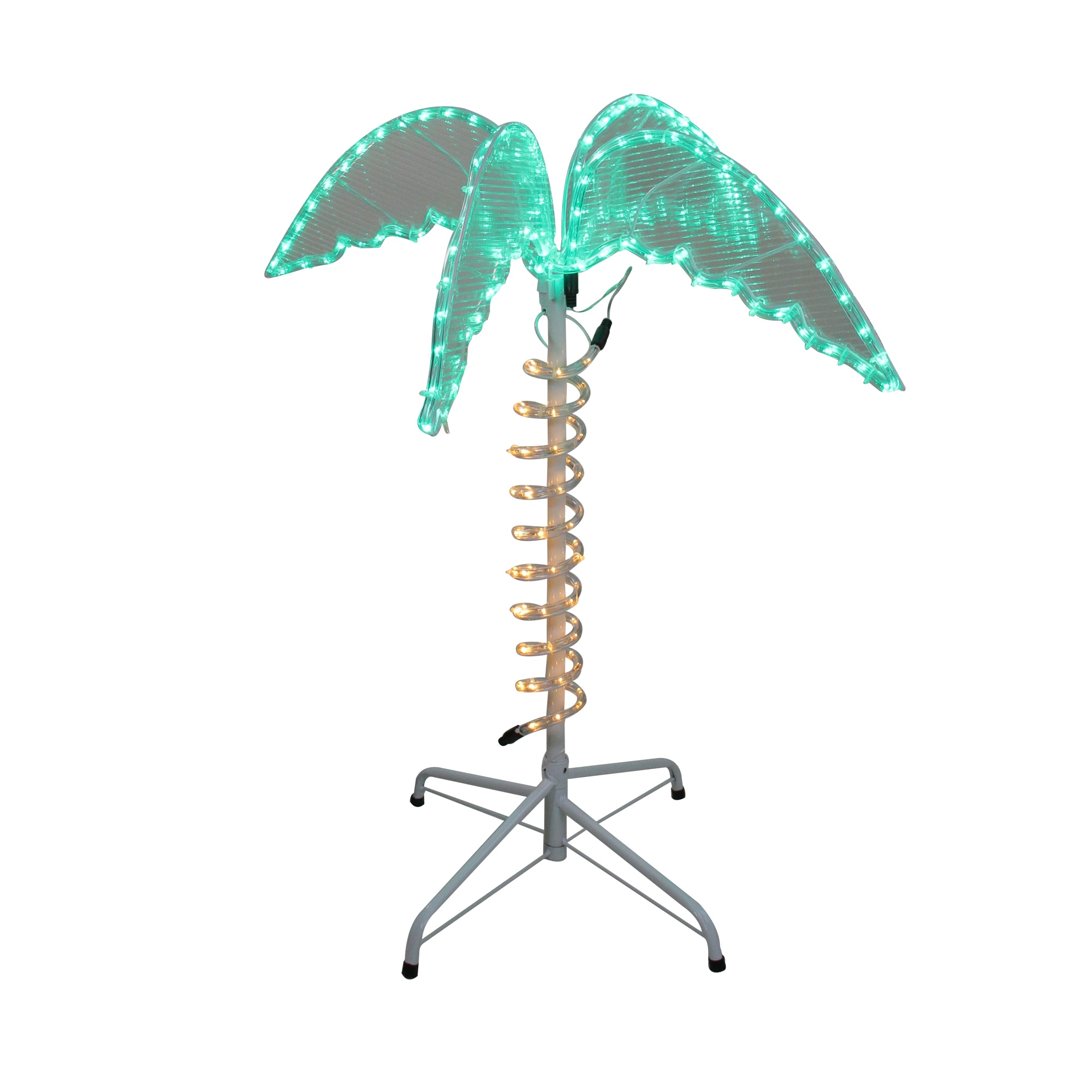 Northlight 32913640 30-in Freestanding Palm tree Free standing decoration with Multicolor LED Lights