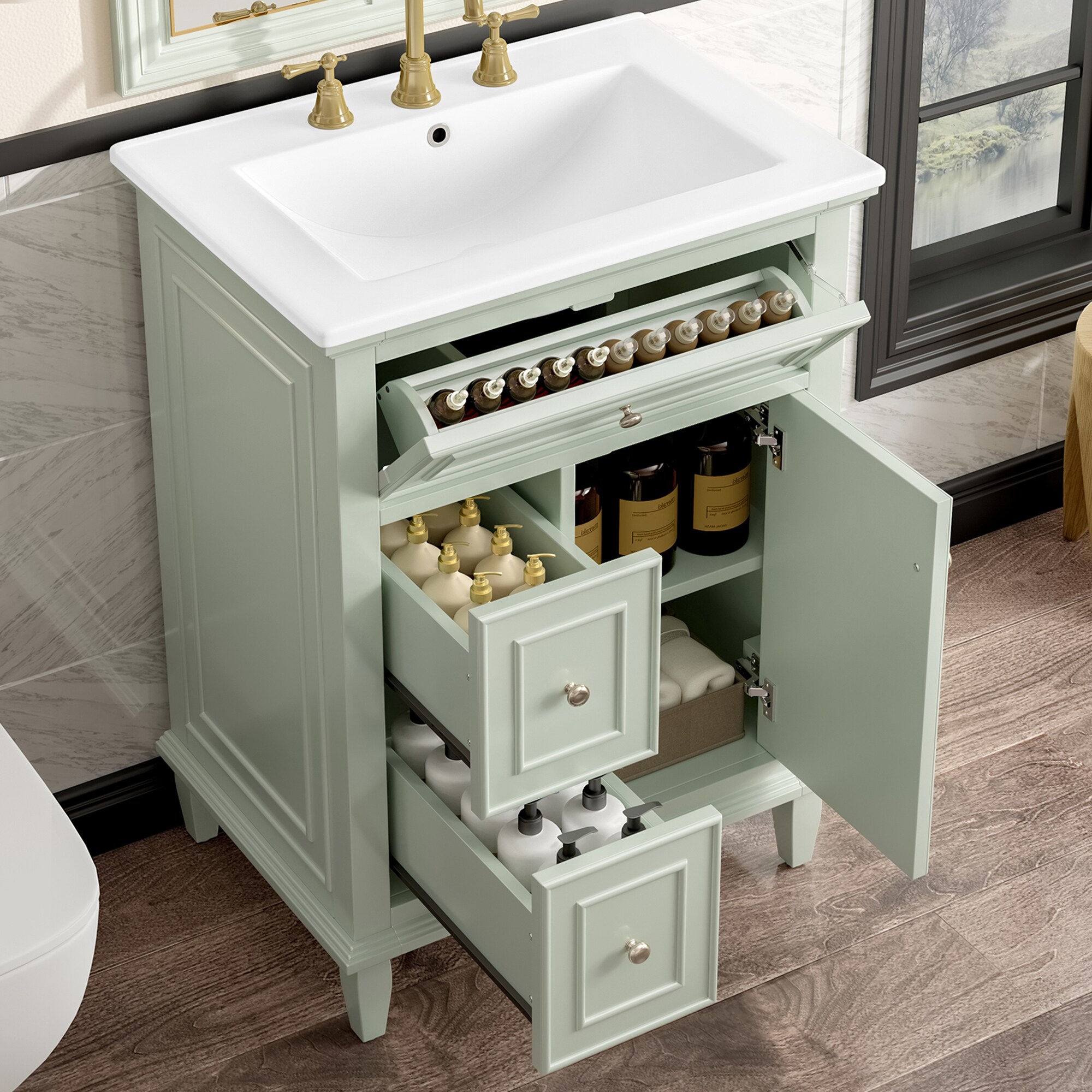 ModernLuxe L3P-N759P252821G Bath-Vanity-Combo - View #19