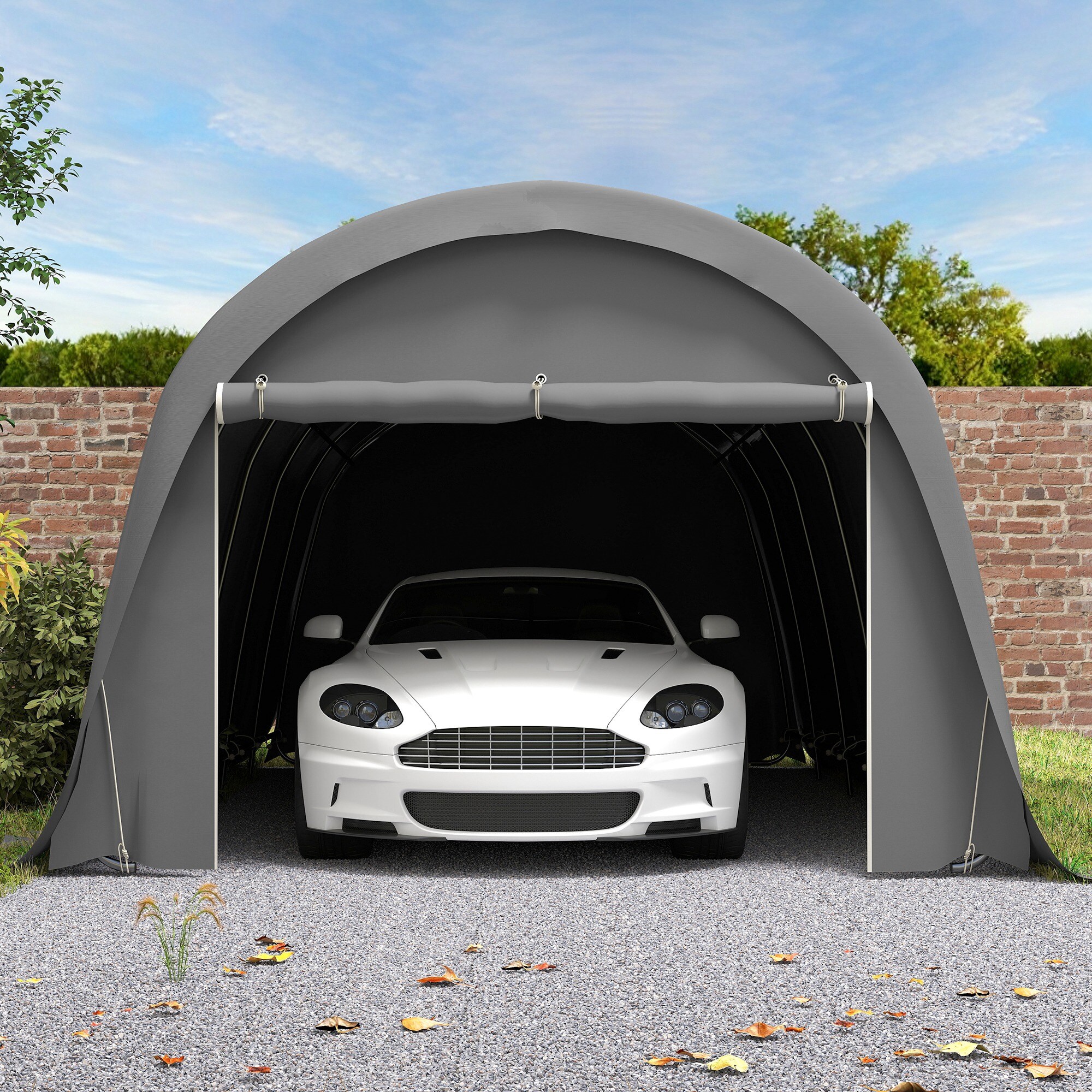 Outsunny 84C-700V00CG Carport-Covers - View #12