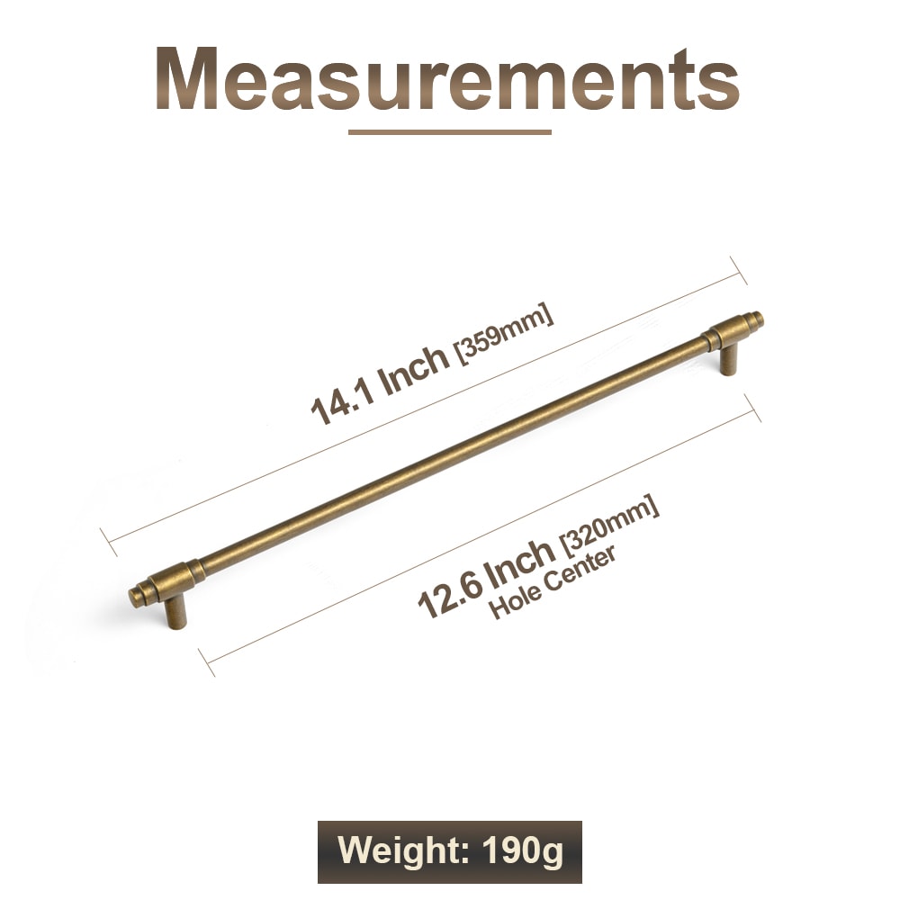 Miaokesen 2366GT-320 Cabinet-Pulls - View #2
