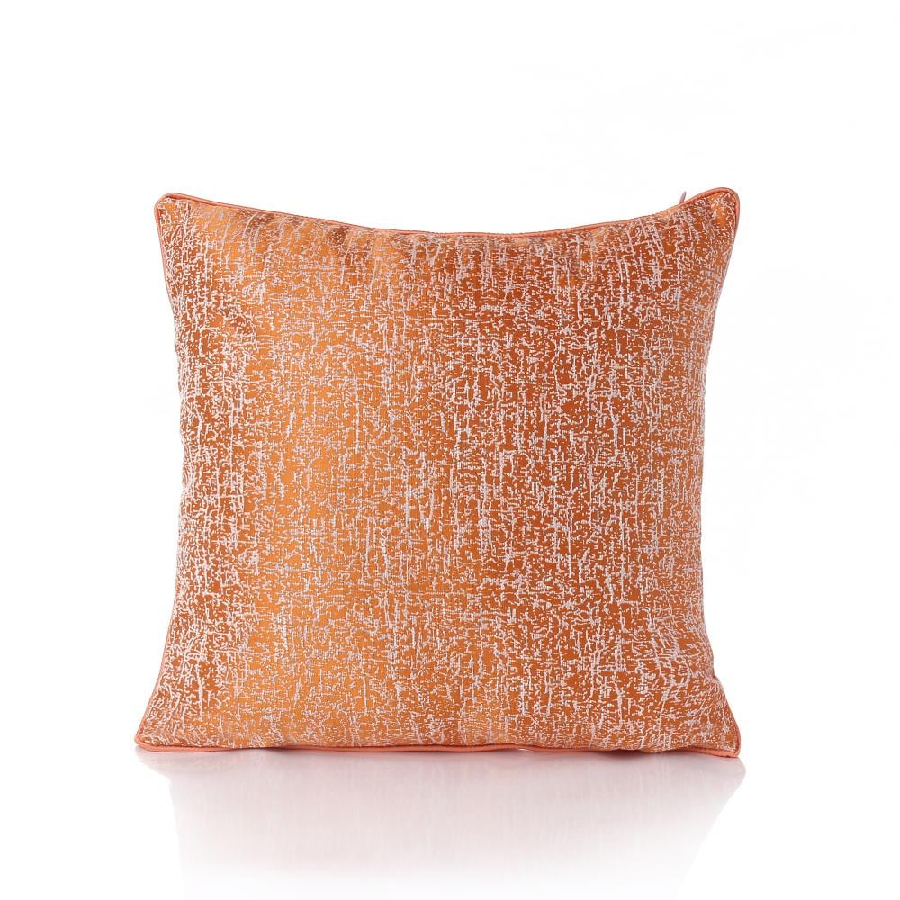 Amazing Rugs PIL-SCO4545 18-in x 18-in Orange Indoor Decorative Pillow