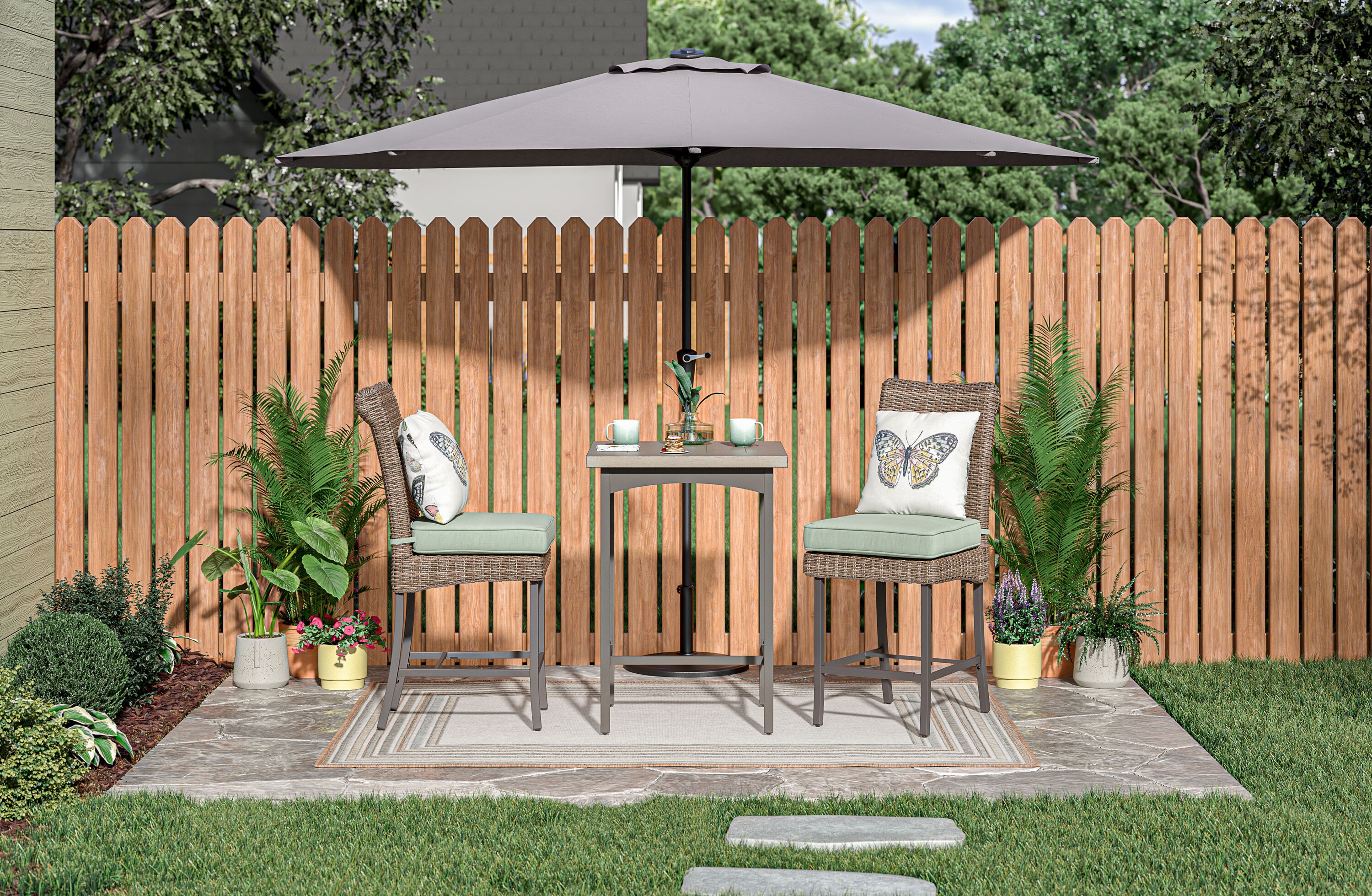 Lowes high top patio set new arrivals