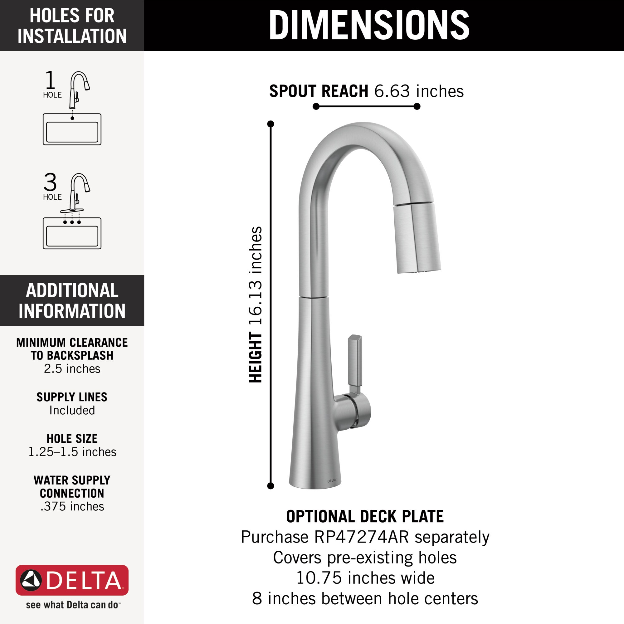 Delta 9991-AR-PR-DST Kitchen-Faucets - View #4