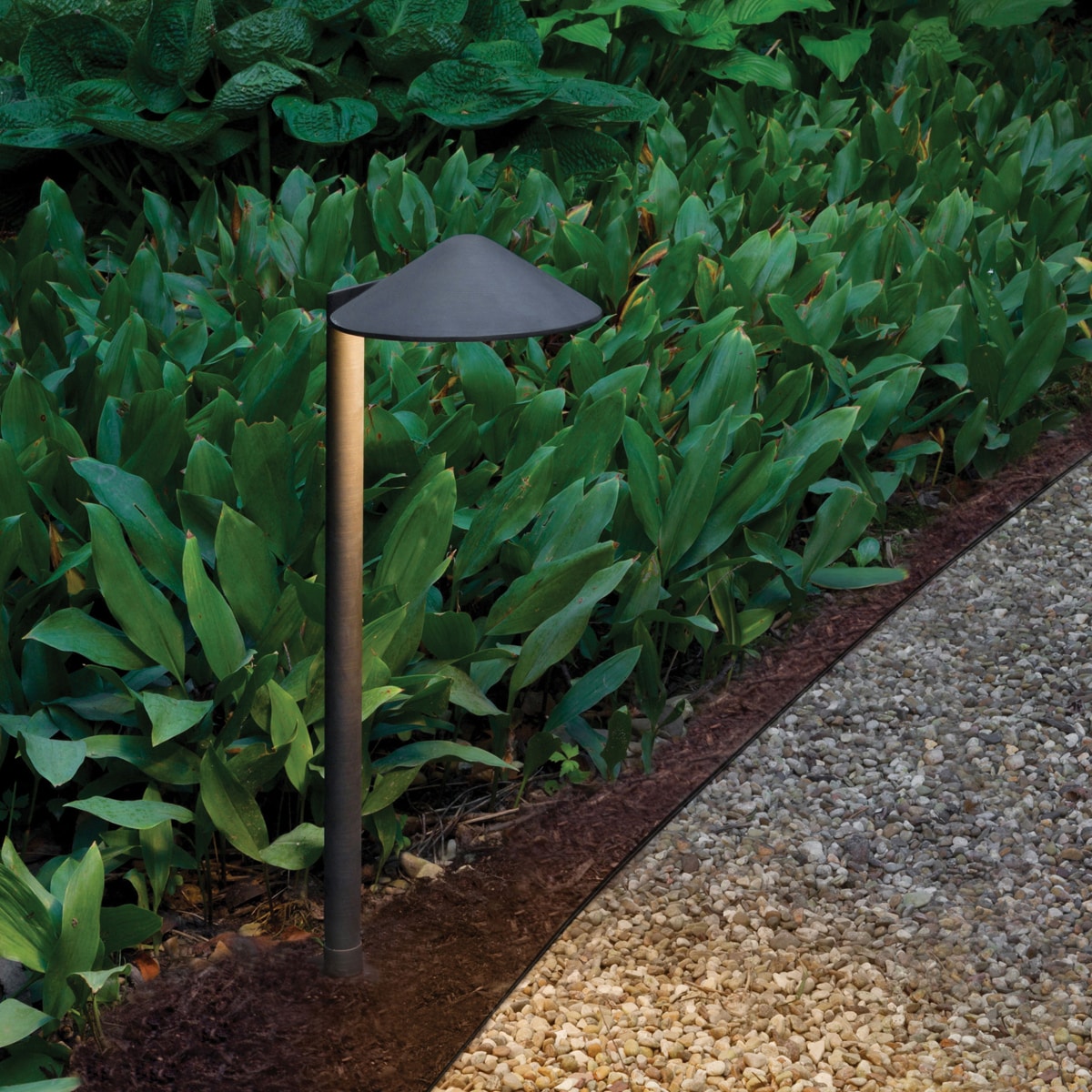 Hinkley 16012MZ-LL Hardy Island 150 -Lumens 1.5 -Watt Matte Bronze Low voltage Hardwired LED Outdoor Path Light ( 2700-K )